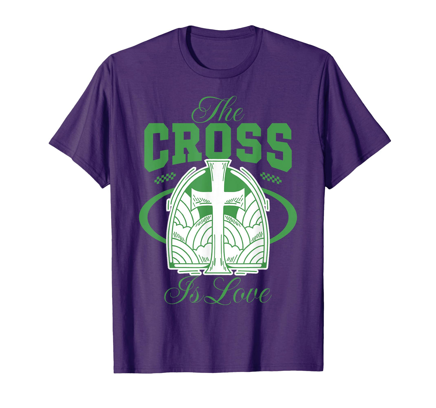 The Cross is Love - Christian Bible Verse Faith T-Shirt