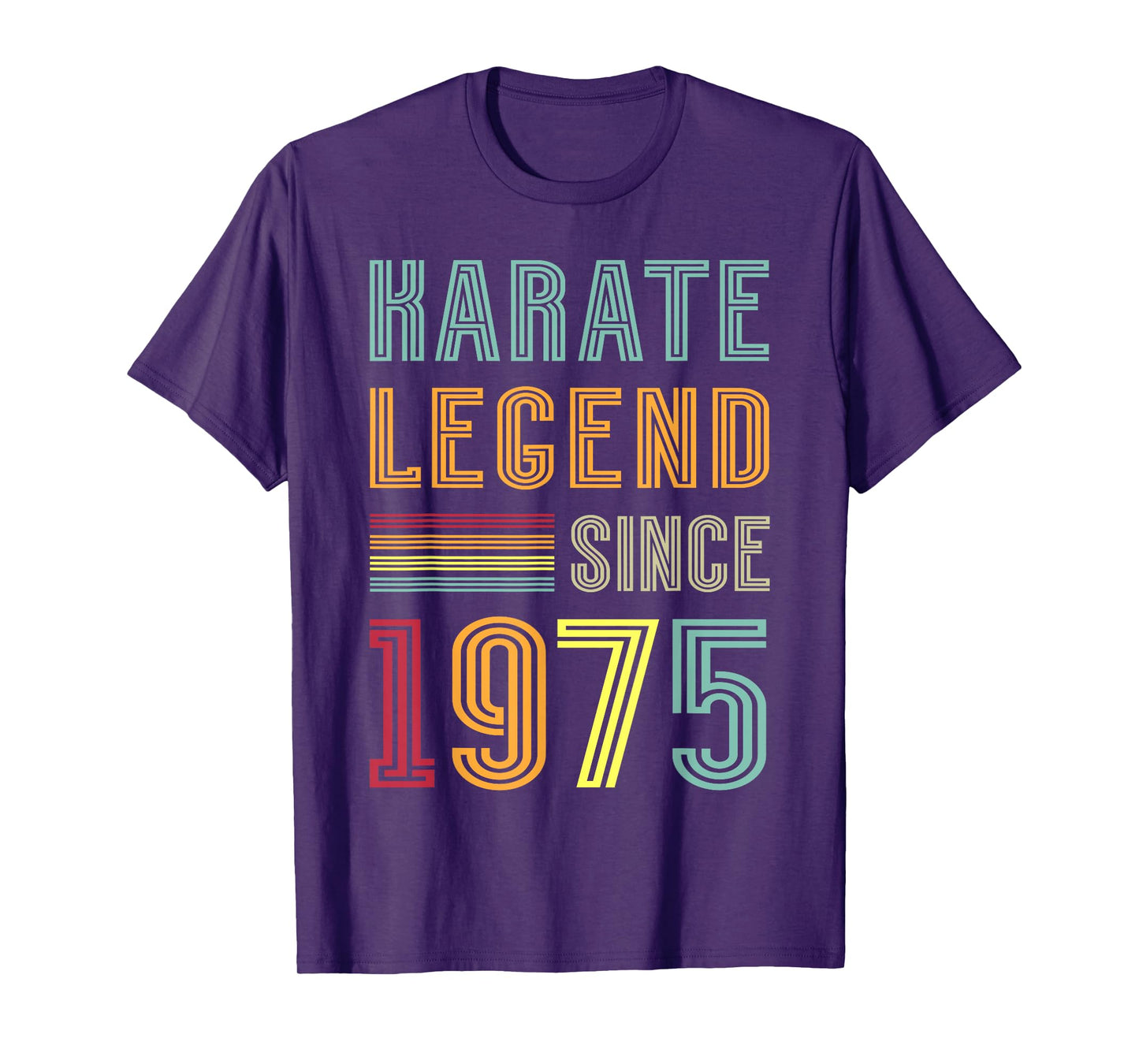 Karate Legend 1975 50 Year Sport Coach 50th Birthday Karate T-Shirt
