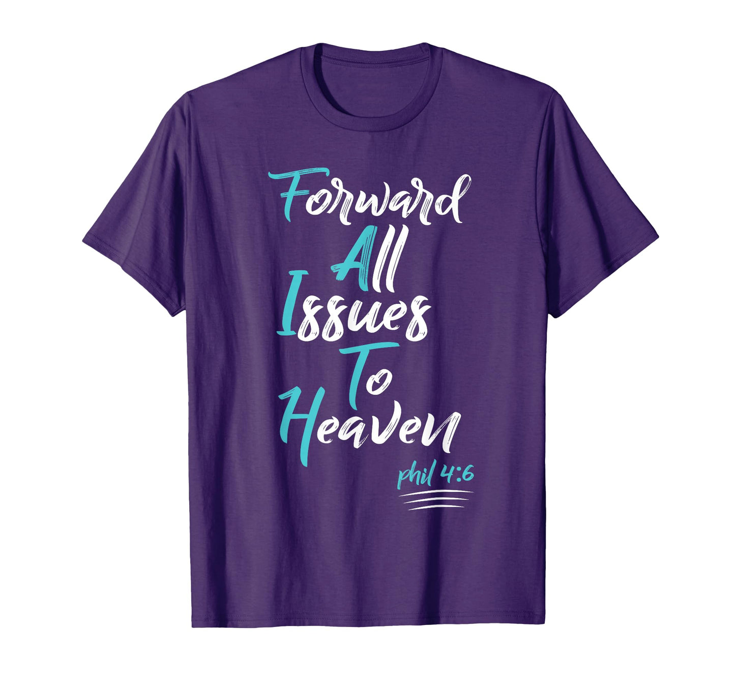 Faith Over Fear Spiritual Uplifting Christian Plus Size Tops T-Shirt