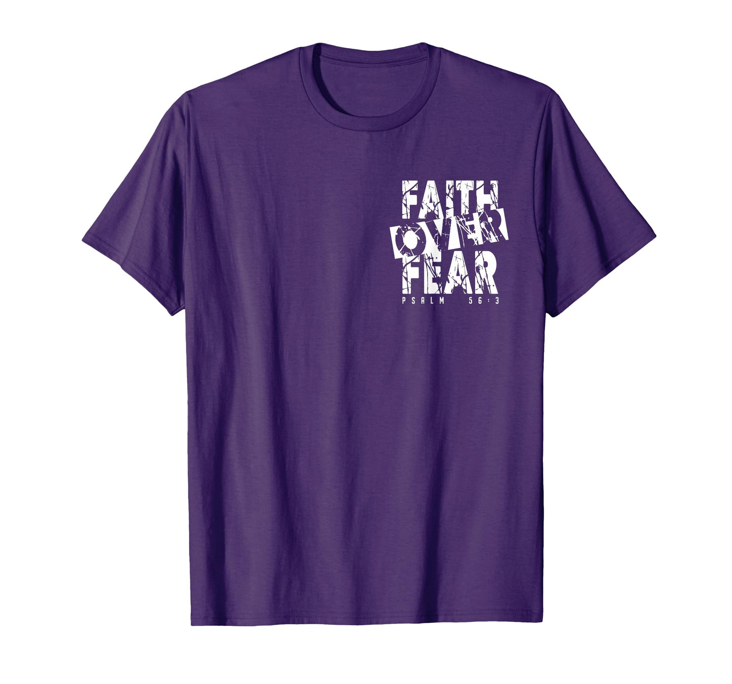 Faith Over Fear Christian Jesus Religious T-Shirt