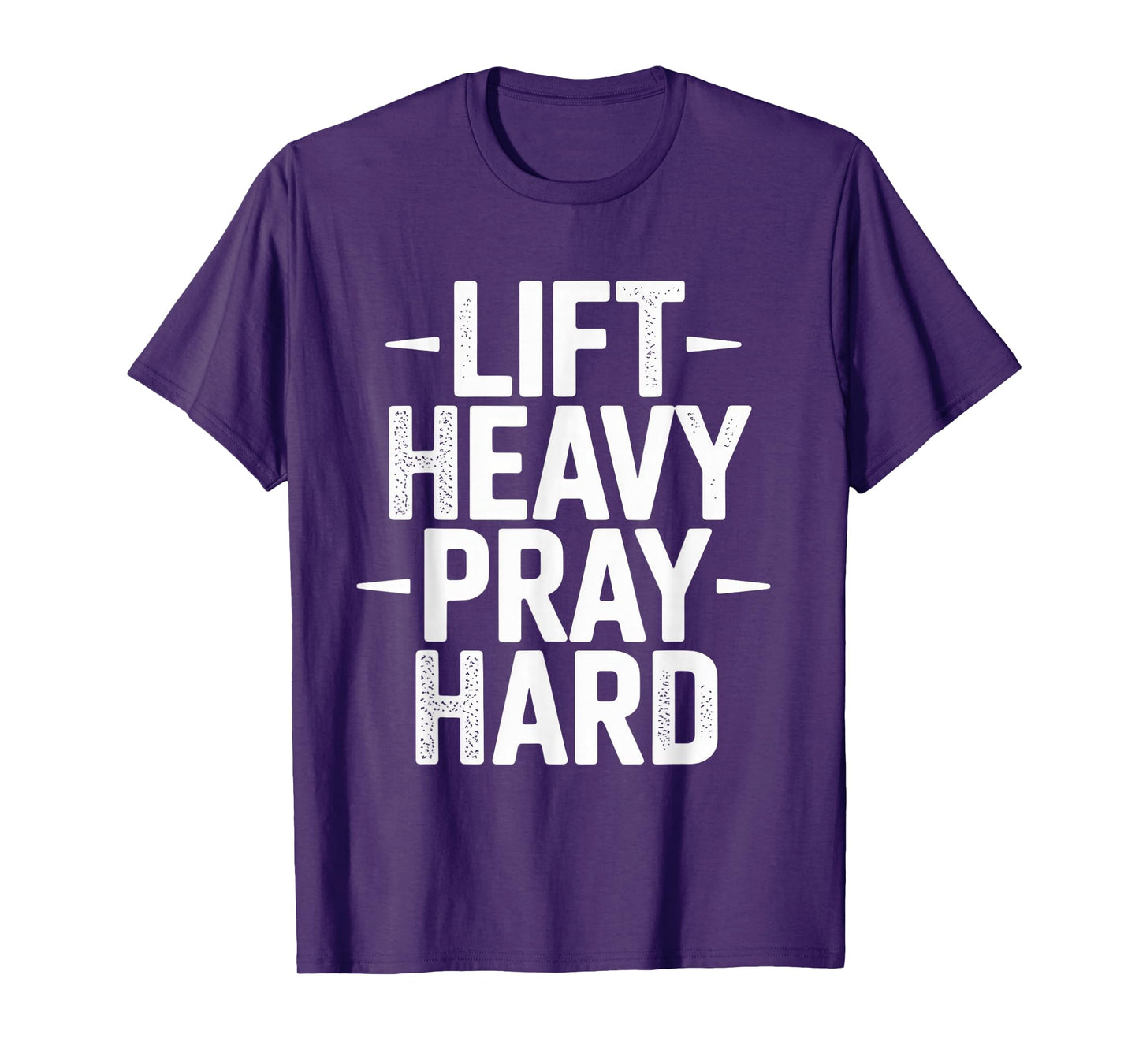Lift Heavy Pray Hard Tshirt Gym Christian Gift Jesus Faith T-Shirt