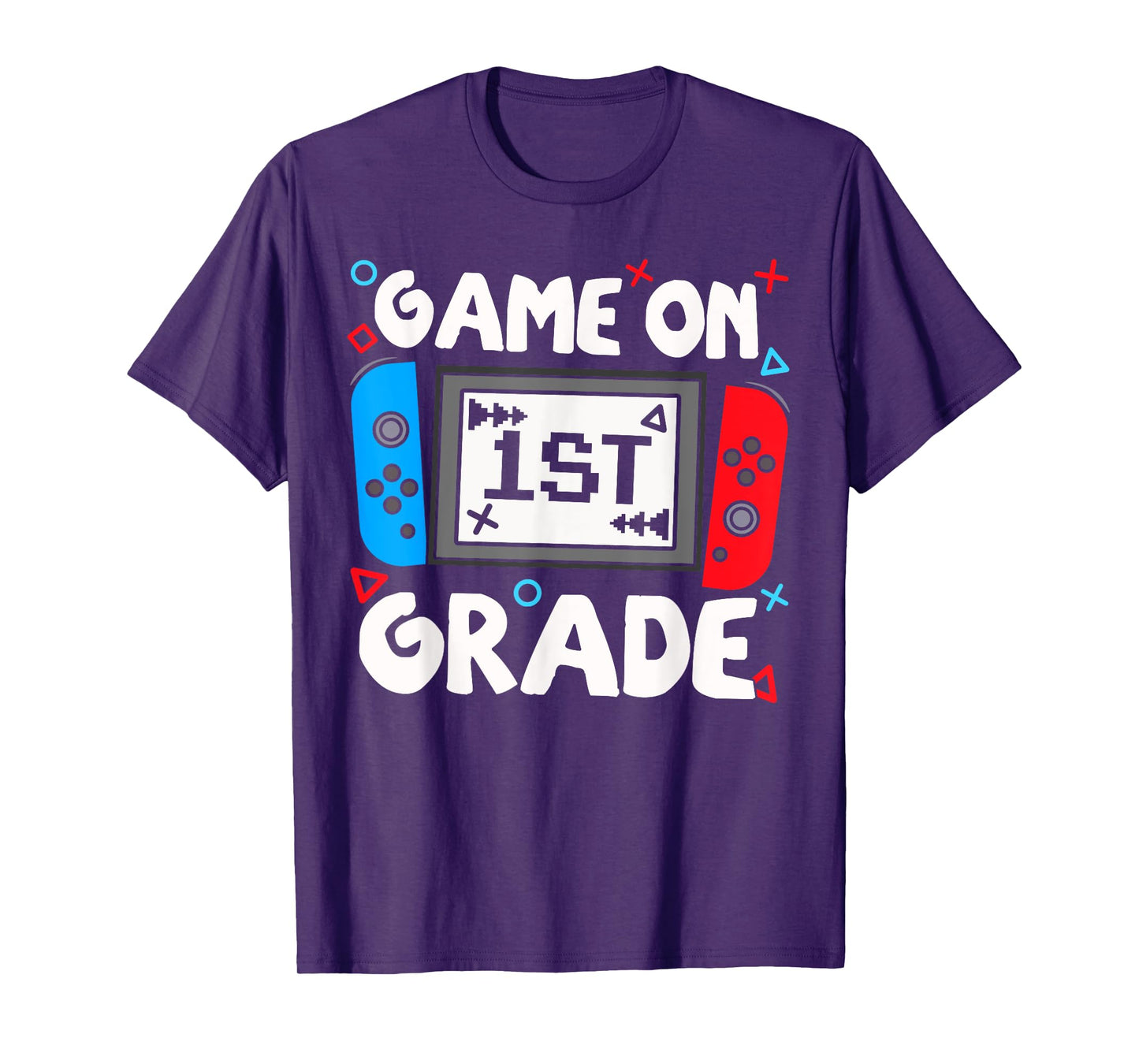 Funny Gamer Game On 1st Grade Back To School Kids Boys T-Shirt