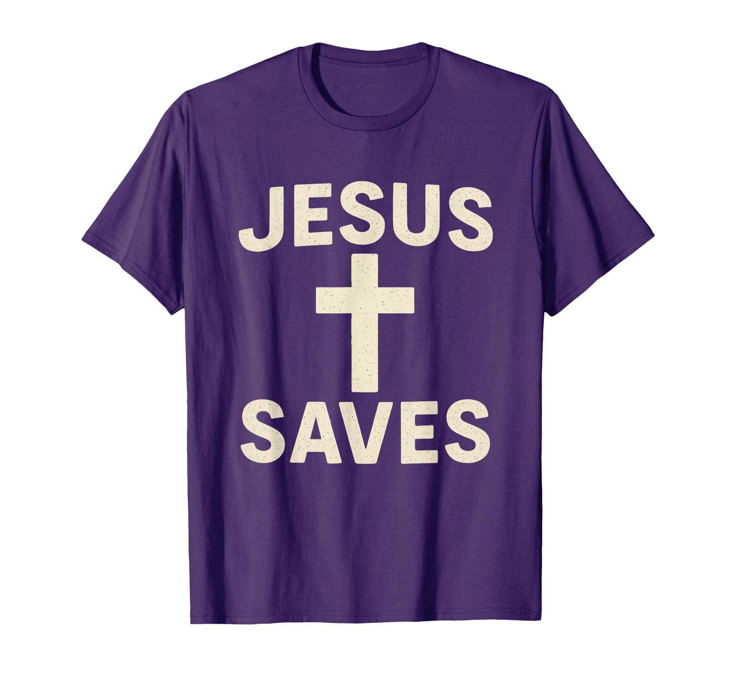 Jesus Saves Cross Subtle Christian Minimal Religious Faith T-Shirt