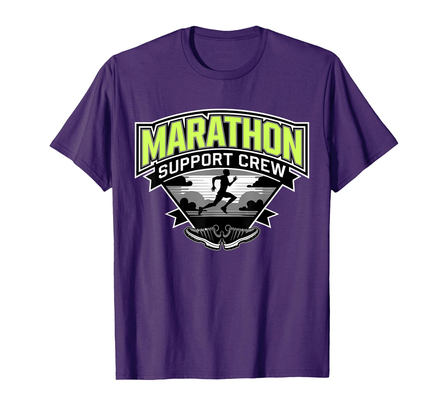 Marathon Support Crew, Funny Running Marathon For Men Women T-Shirt
