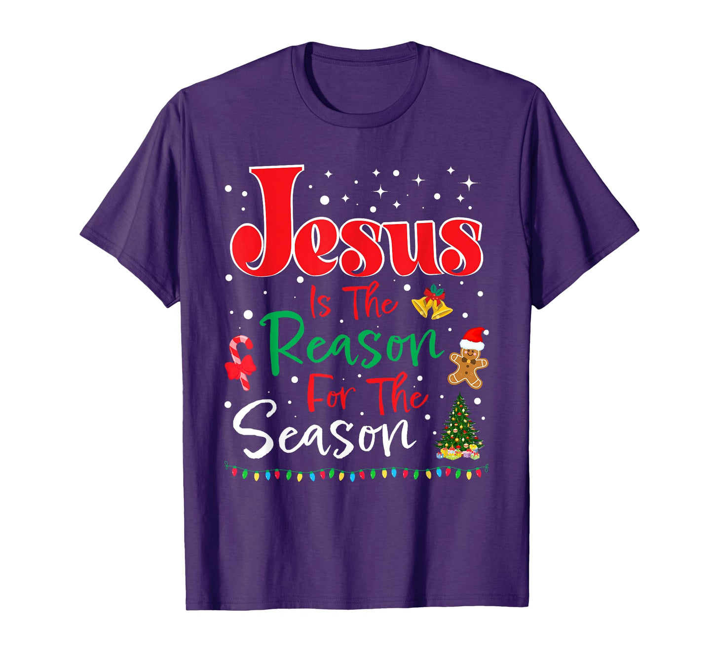 Jesus Is The Reason for The Season Christmas Family Pajamas T-Shirt