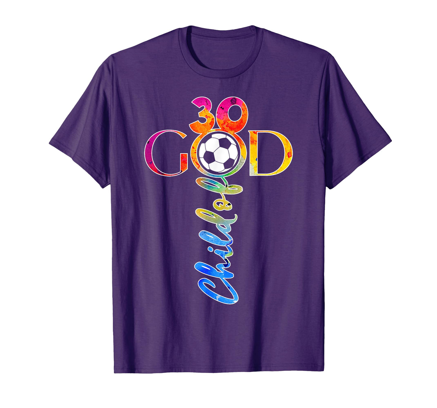 JESUS 30 YEARS CHILD OF GOD SOCCER 30TH BIRTHDAY T-Shirt