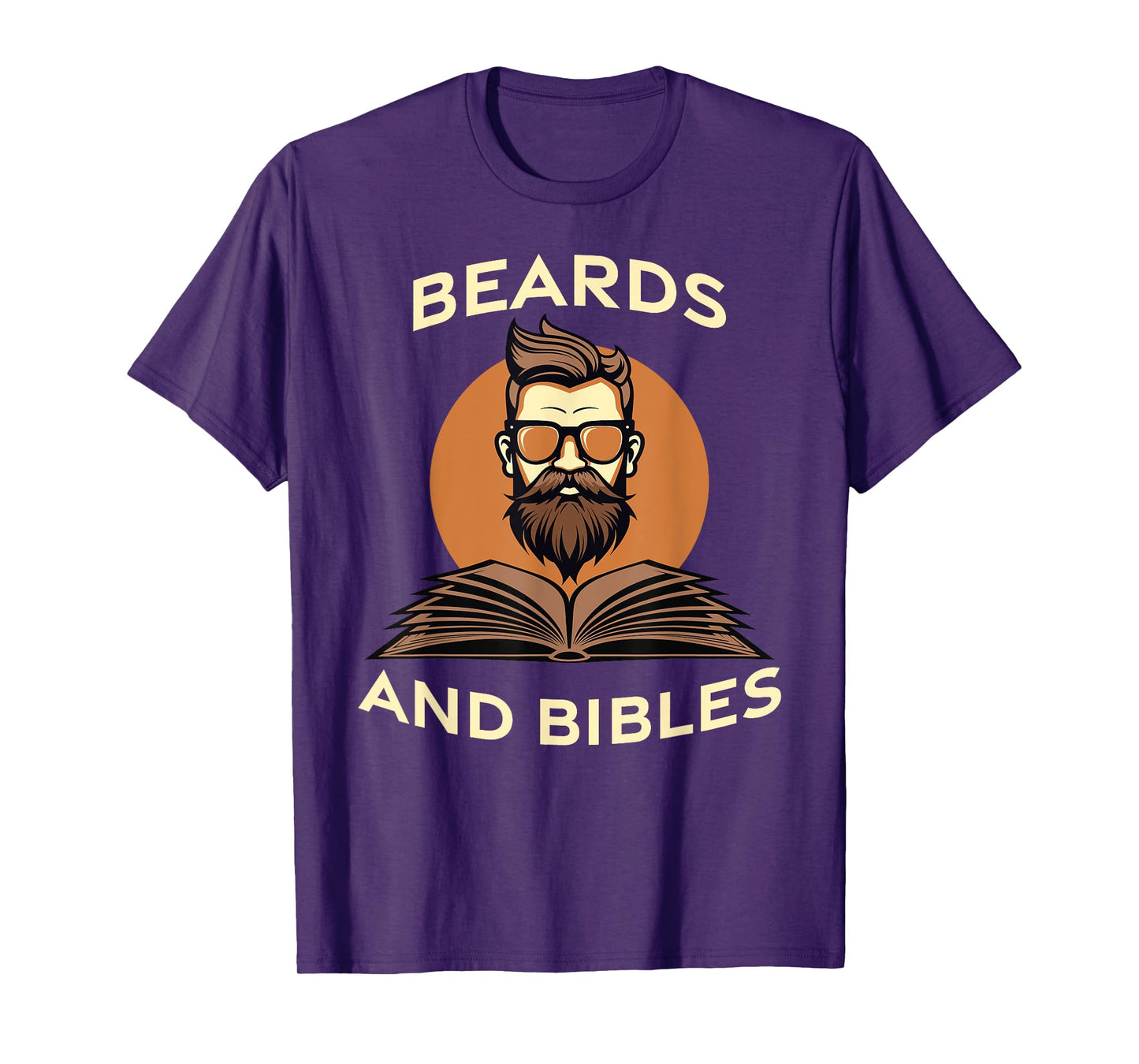 Beards and Bibles Christian Man T-Shirt