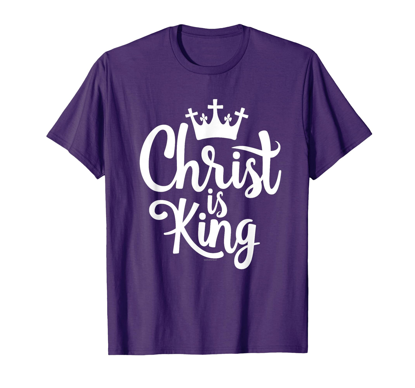 Christ is King Christian Quote Crown Graphic T-Shirt