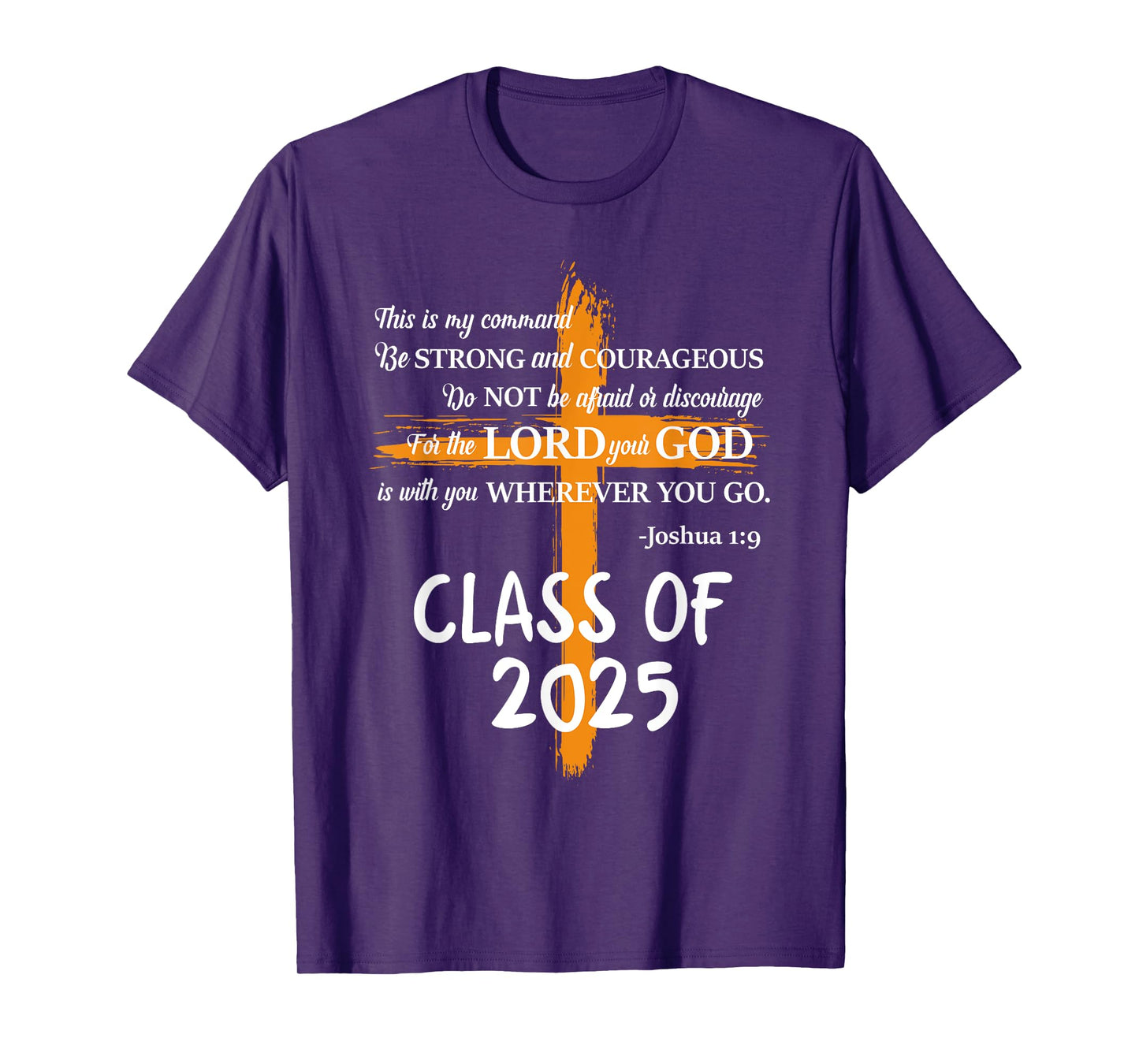 Class of 2025 Graduation Christian Senior Student T-Shirt
