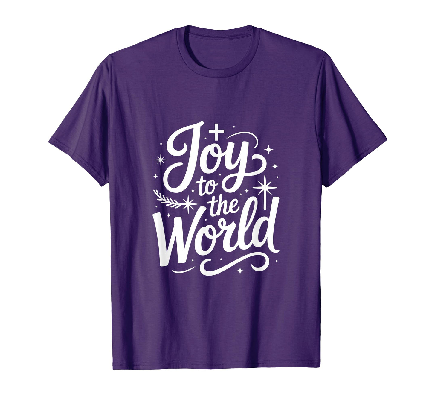 Joy to The World Christmas Christian Nativity Star T-Shirt