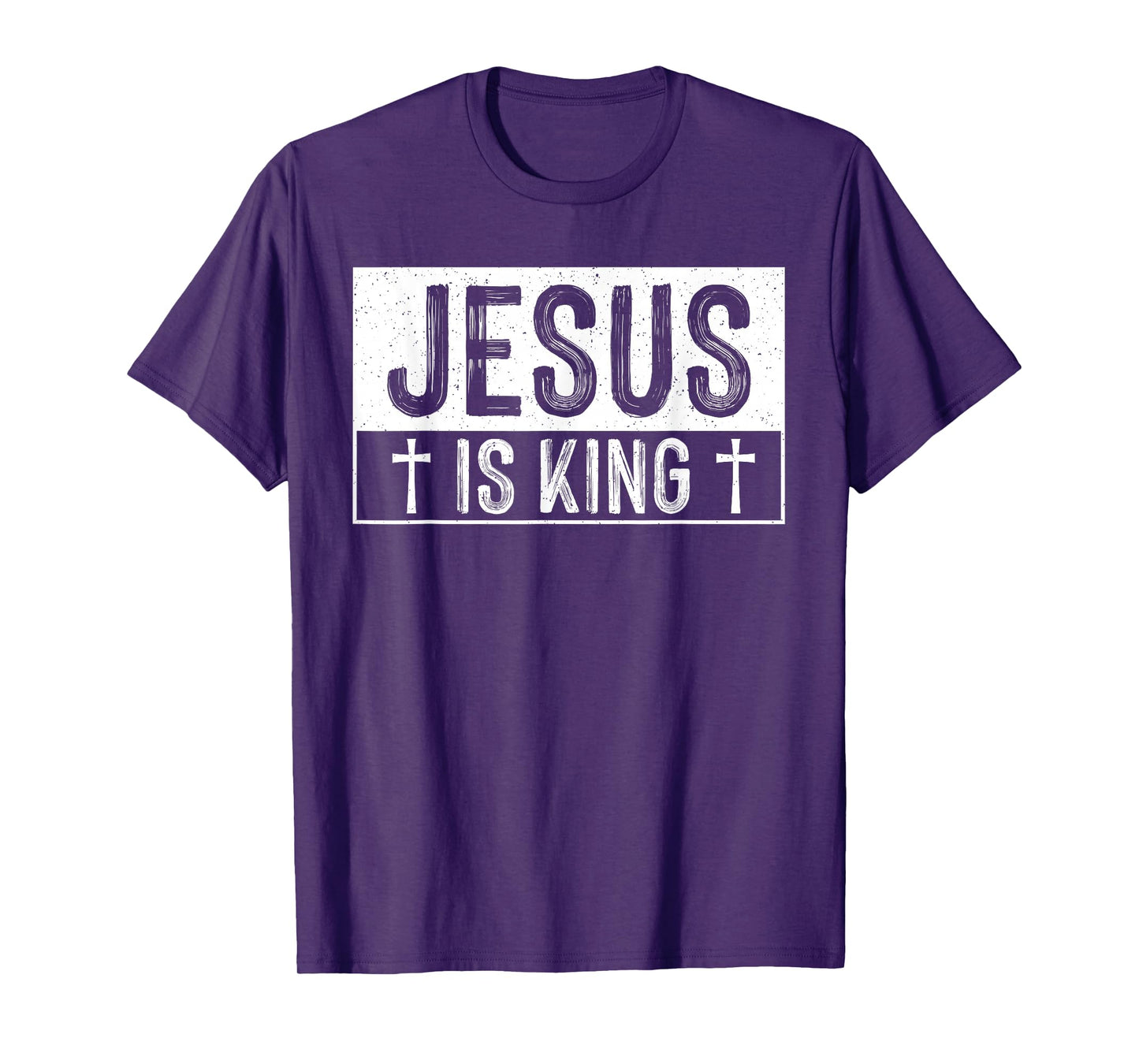 Cute Jesus is King Christian - Inspirational Religious Faith T-Shirt