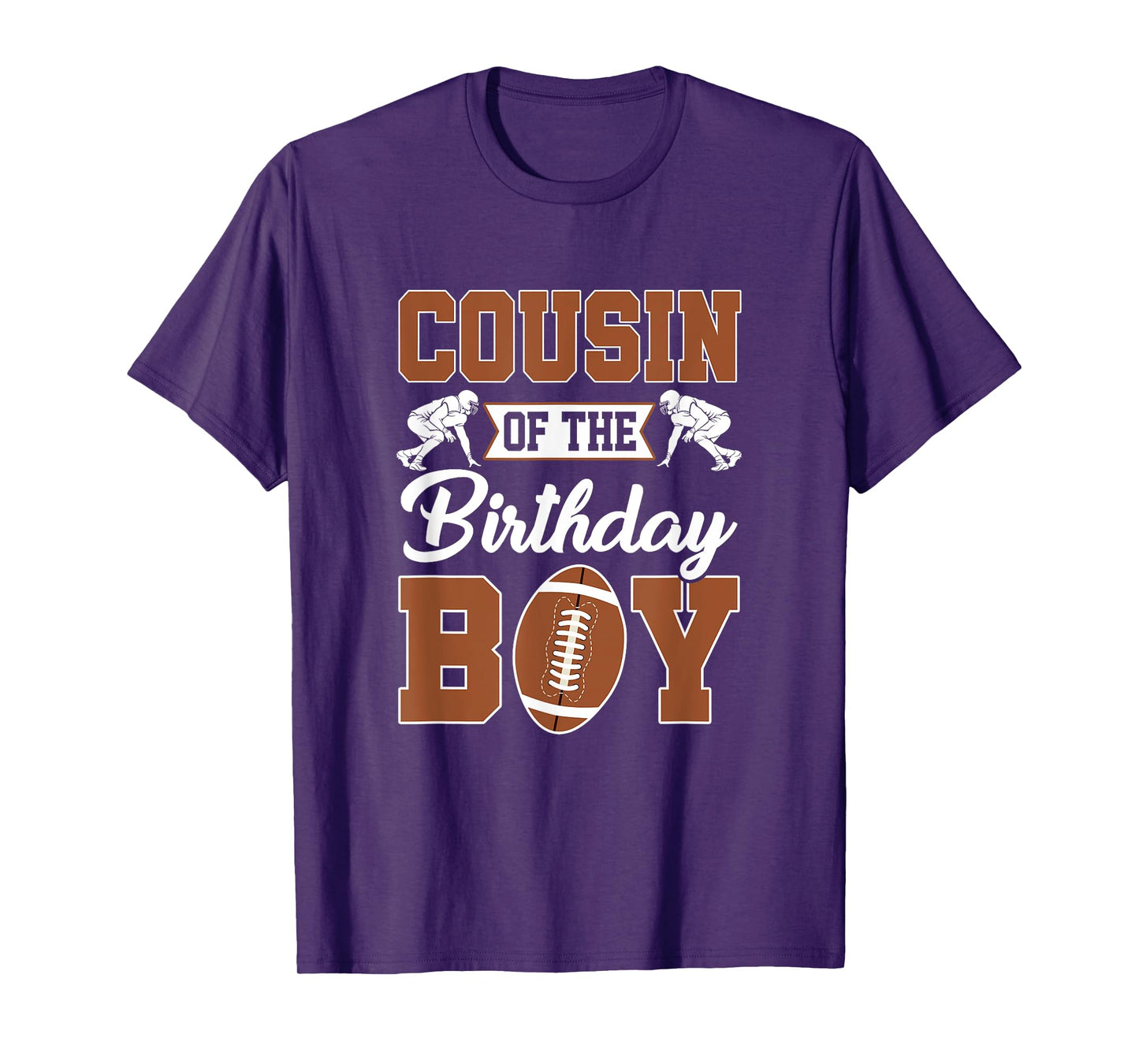 Cousin Of The Birthday Boy Football Party Family Matching T-Shirt