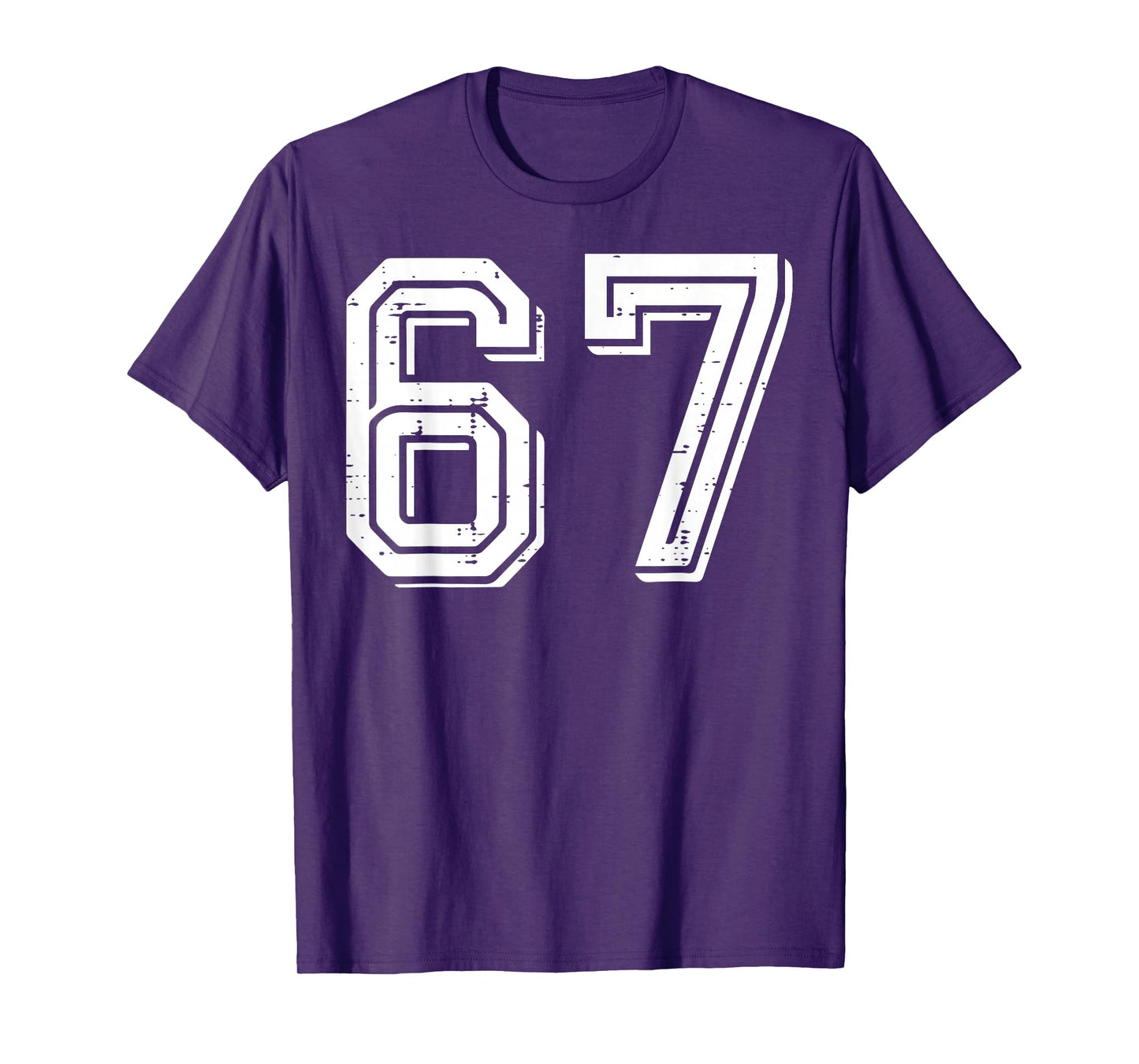 67 Meme Funny 6 7 Men Women Kids Youth Teen Boys Girls T-Shirt
