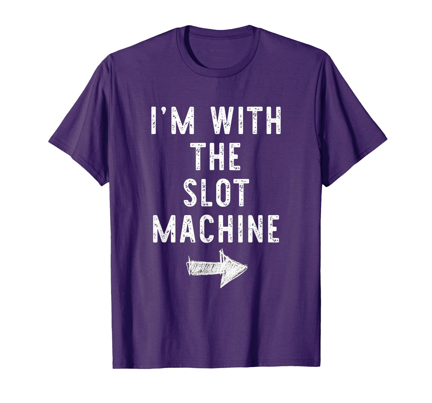 I'm With The Slot Machine Costume Halloween Matching Couple T-Shirt