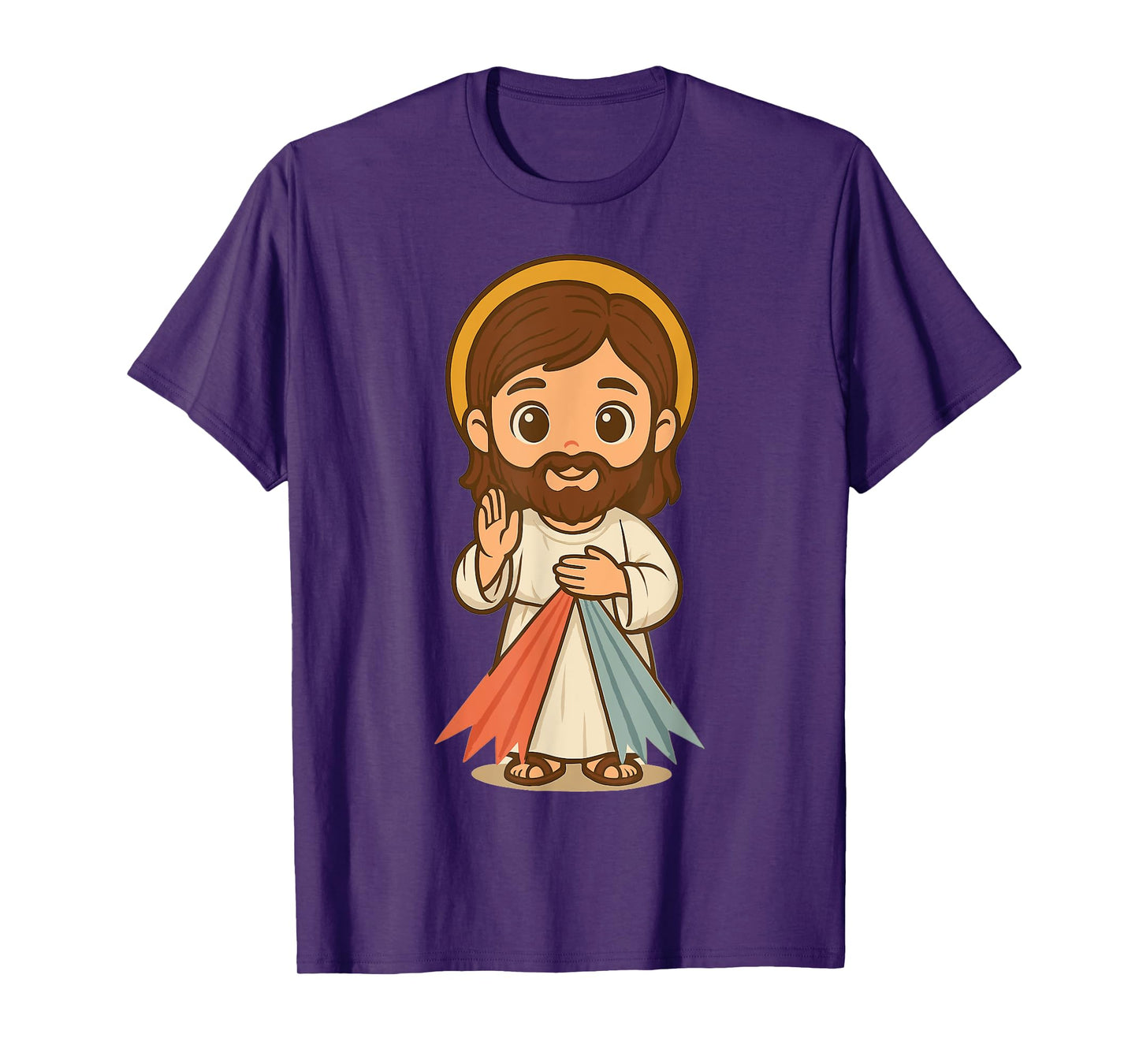 Divine Mercy Image Jesus I Trust in You Catholic Prayer Kids T-Shirt