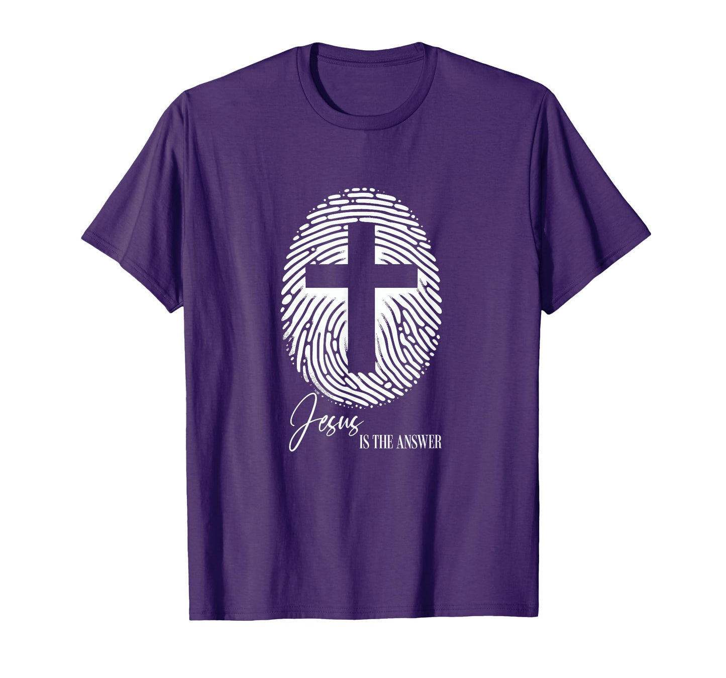 Christianity Religion Devotee Jesus is The Answer Jesus T-Shirt