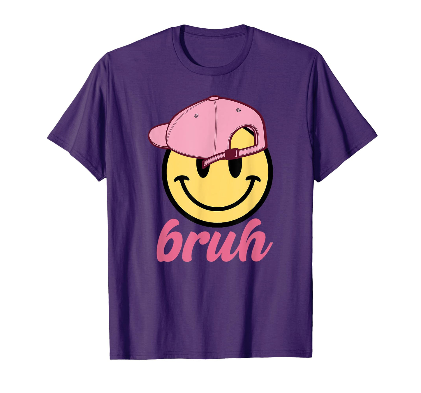 Cute Bruh For Girls Women Kids Youth 70s Funny Saying Quote T-Shirt