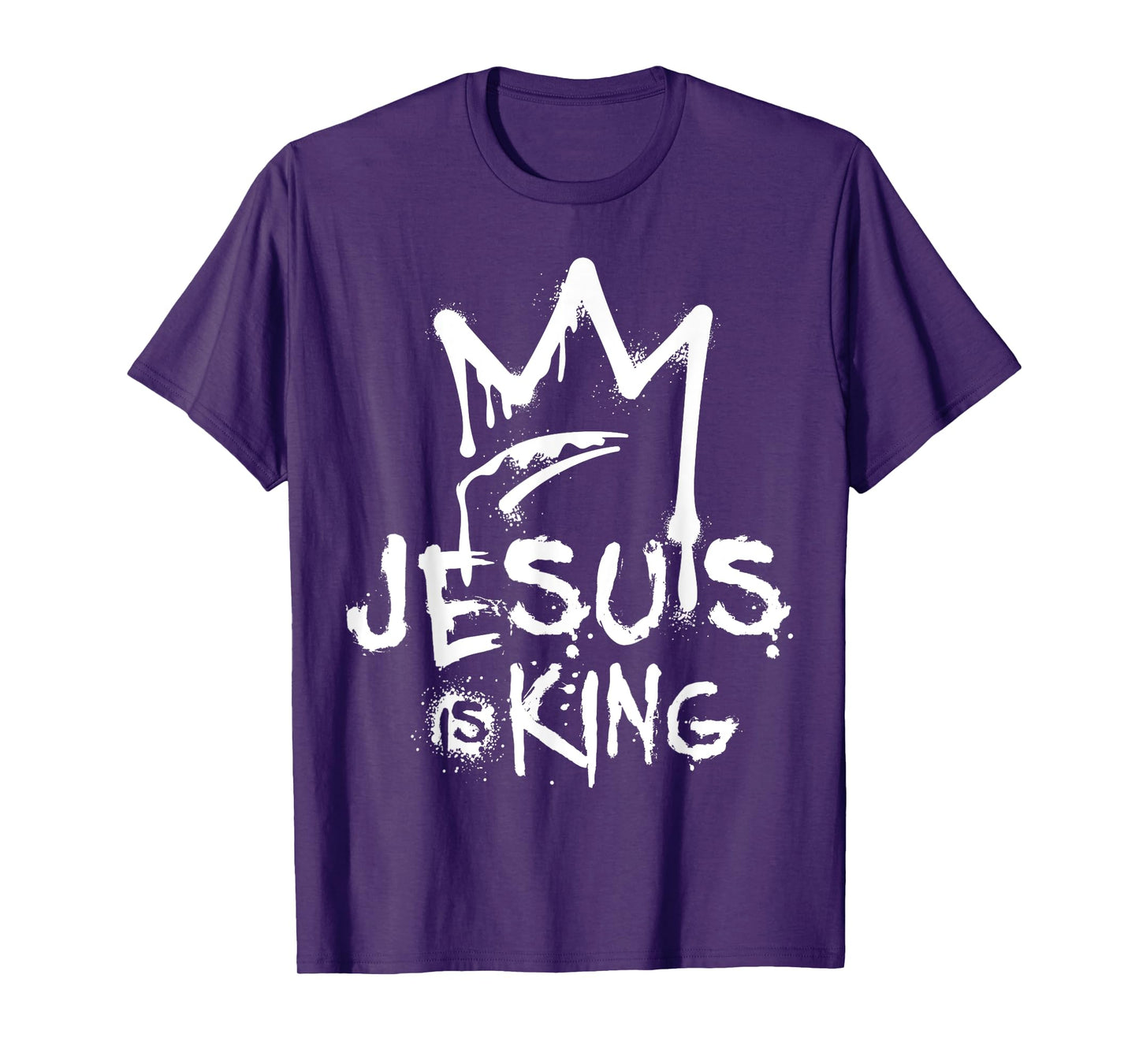 Jesus Is King Modern Christian Faith God Religious T-Shirt