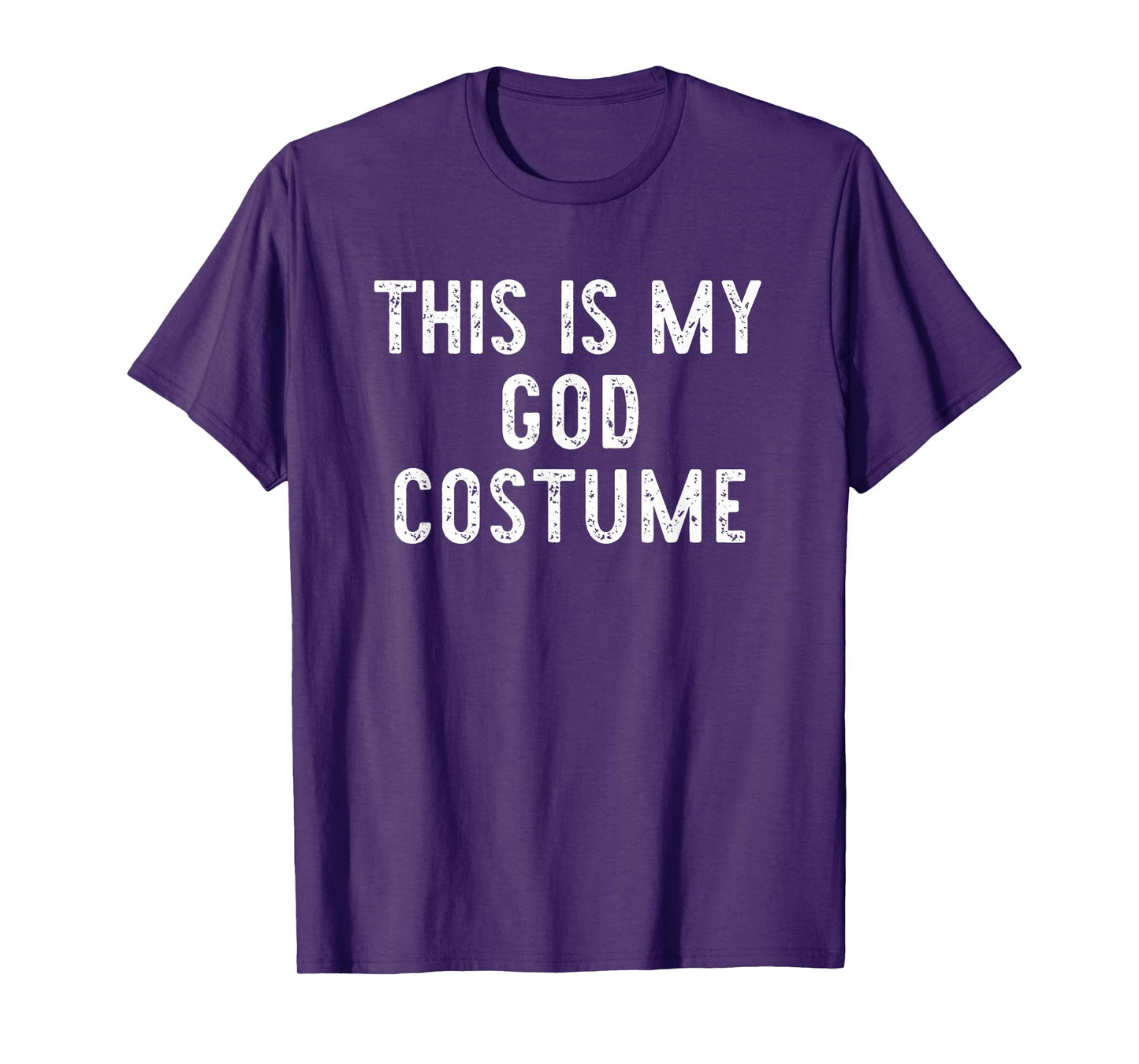 This is My God Costume Halloween Funny Easy Kids Adult T-Shirt