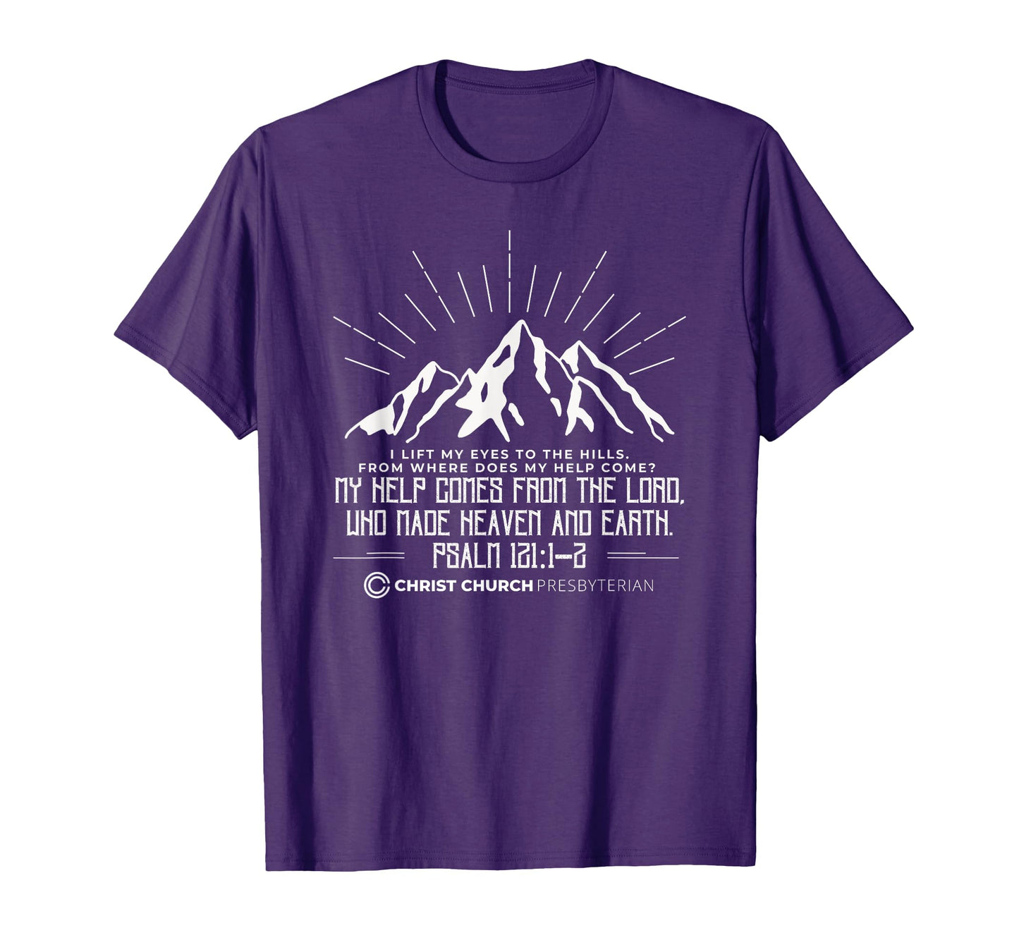 Christ Church Presbyterian Knoxville TN | Psalm 121 Front | T-Shirt