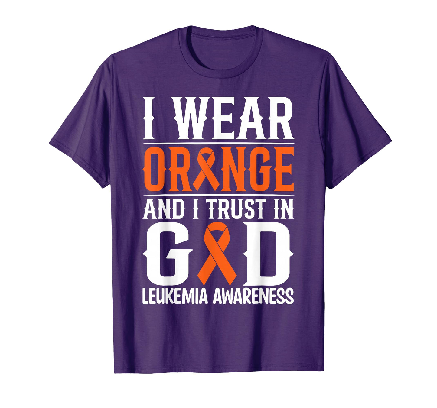 Childhood Leukemia Fighters Orange Ribbon Awareness T-Shirt