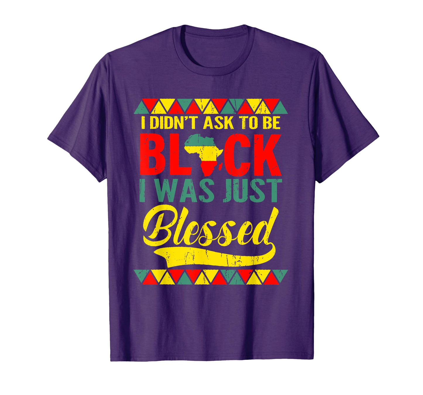 Christian Jesus I Didn't Ask To Be Black I Was Just Blessed T-Shirt