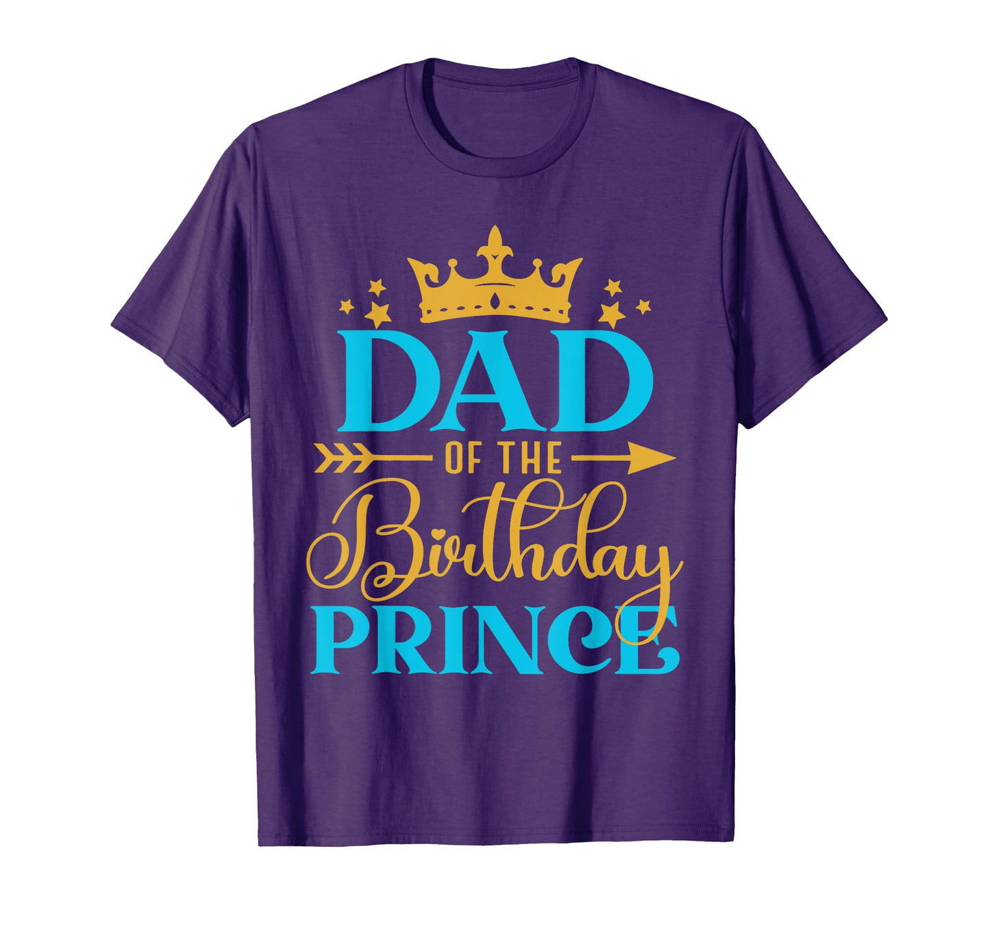 Dad Of The Birthday Prince Boy Bday Party Idea For Him T-Shirt