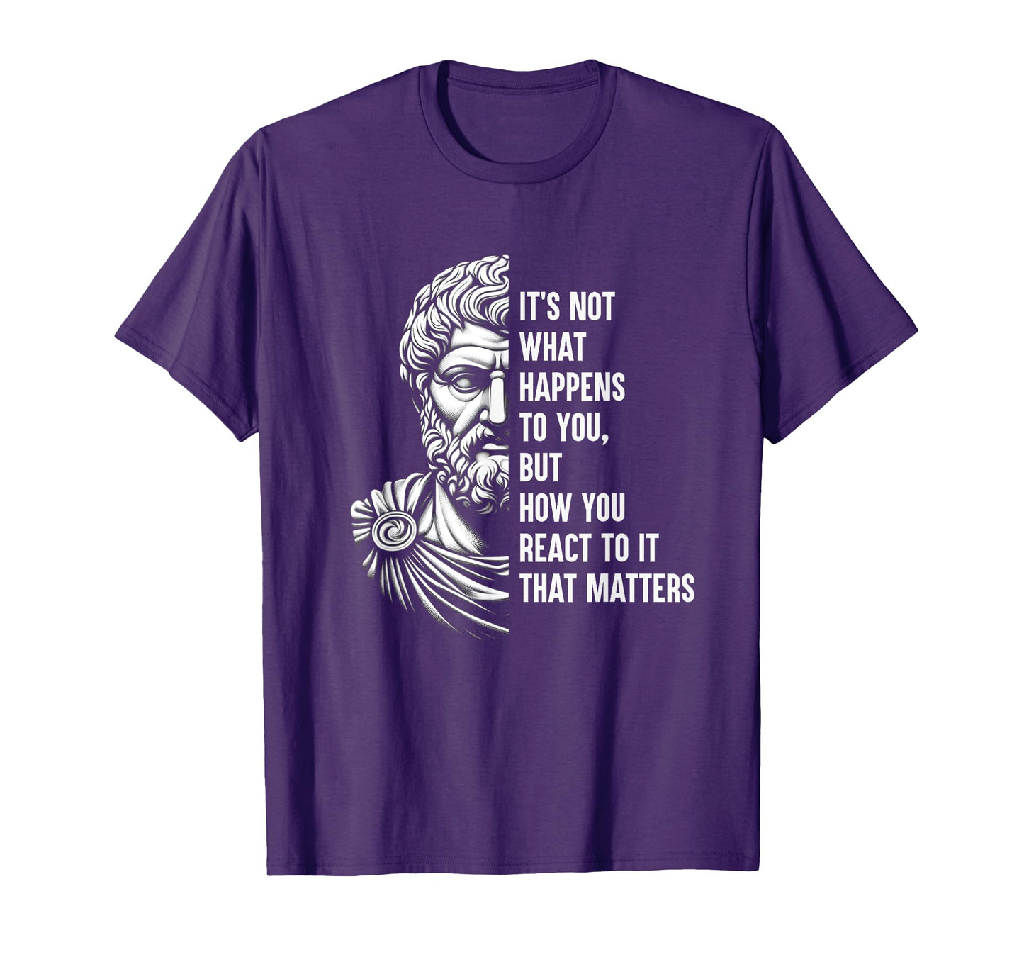 Stoic Philosopher Epictetus Shirt Greek Motivational Quote T-Shirt