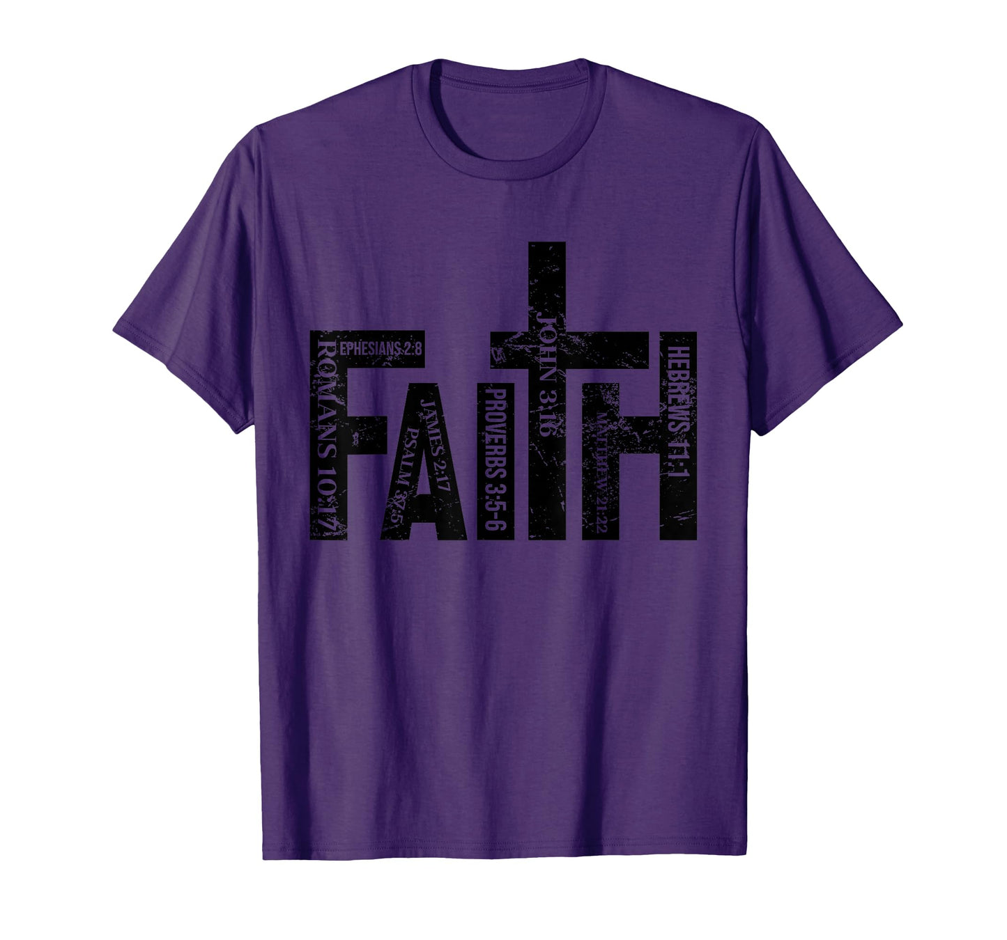 Retro Faith Christian - Faith Based Bible Verse Religious T-Shirt