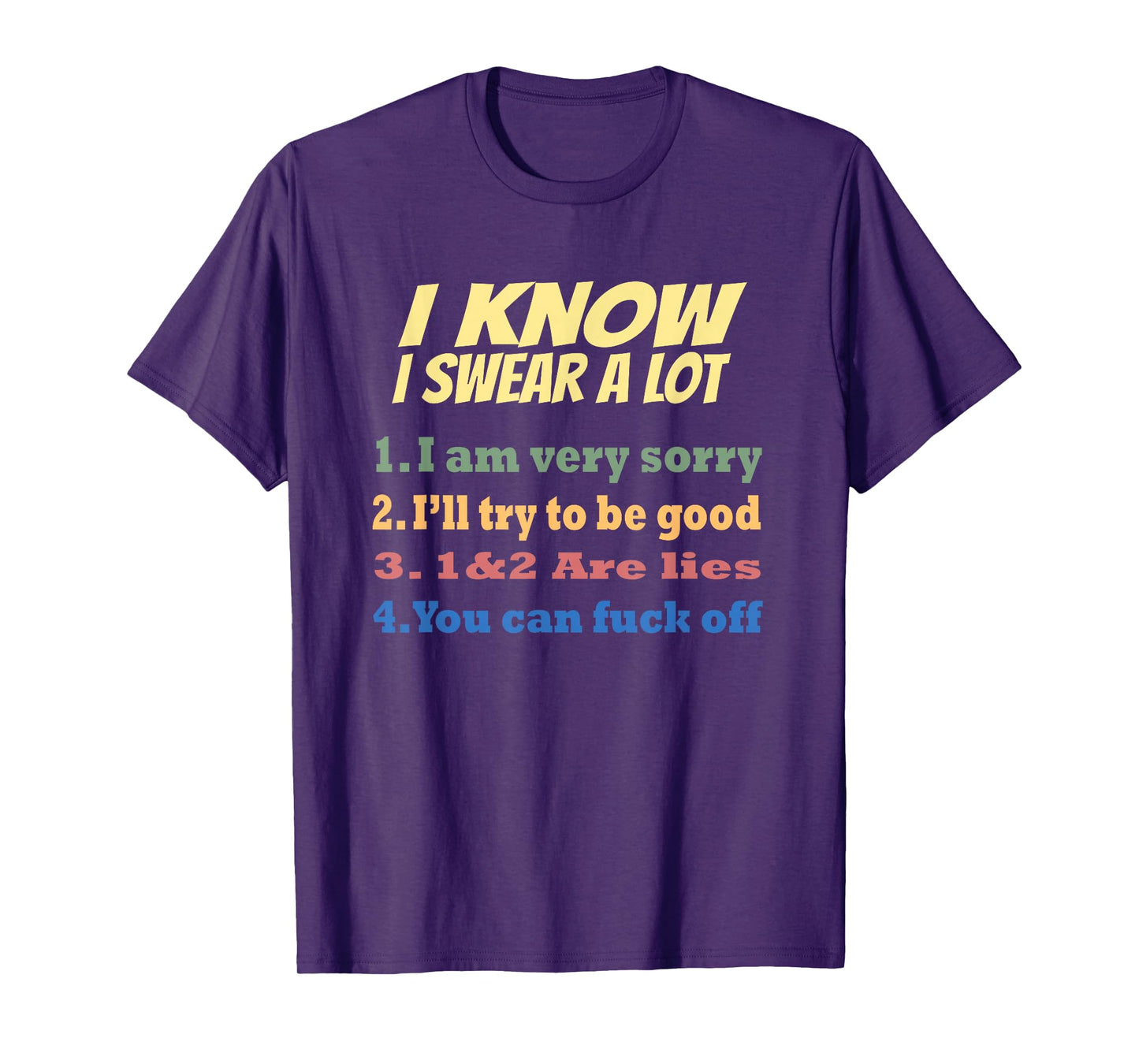 I know I swear a lot but.... You can fuck off funny T-Shirt