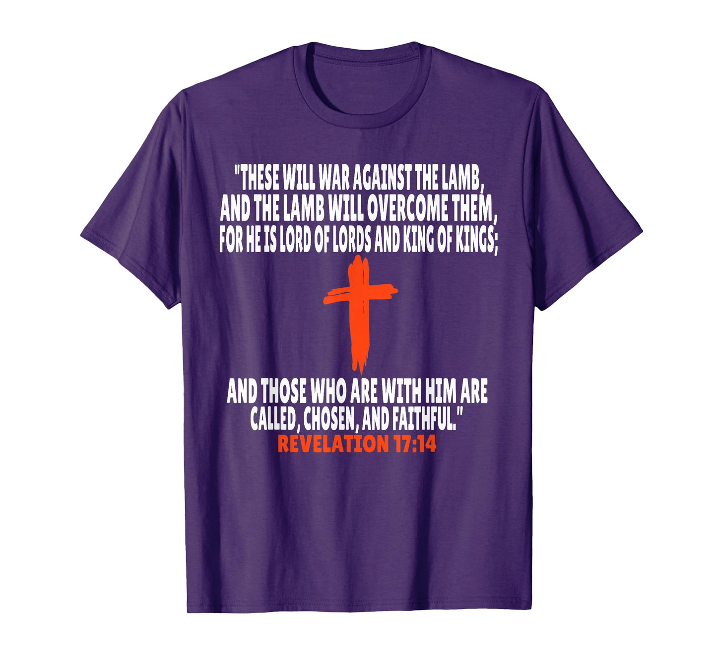Revelation 17:14 Bible Verses Scripture T-Shirt