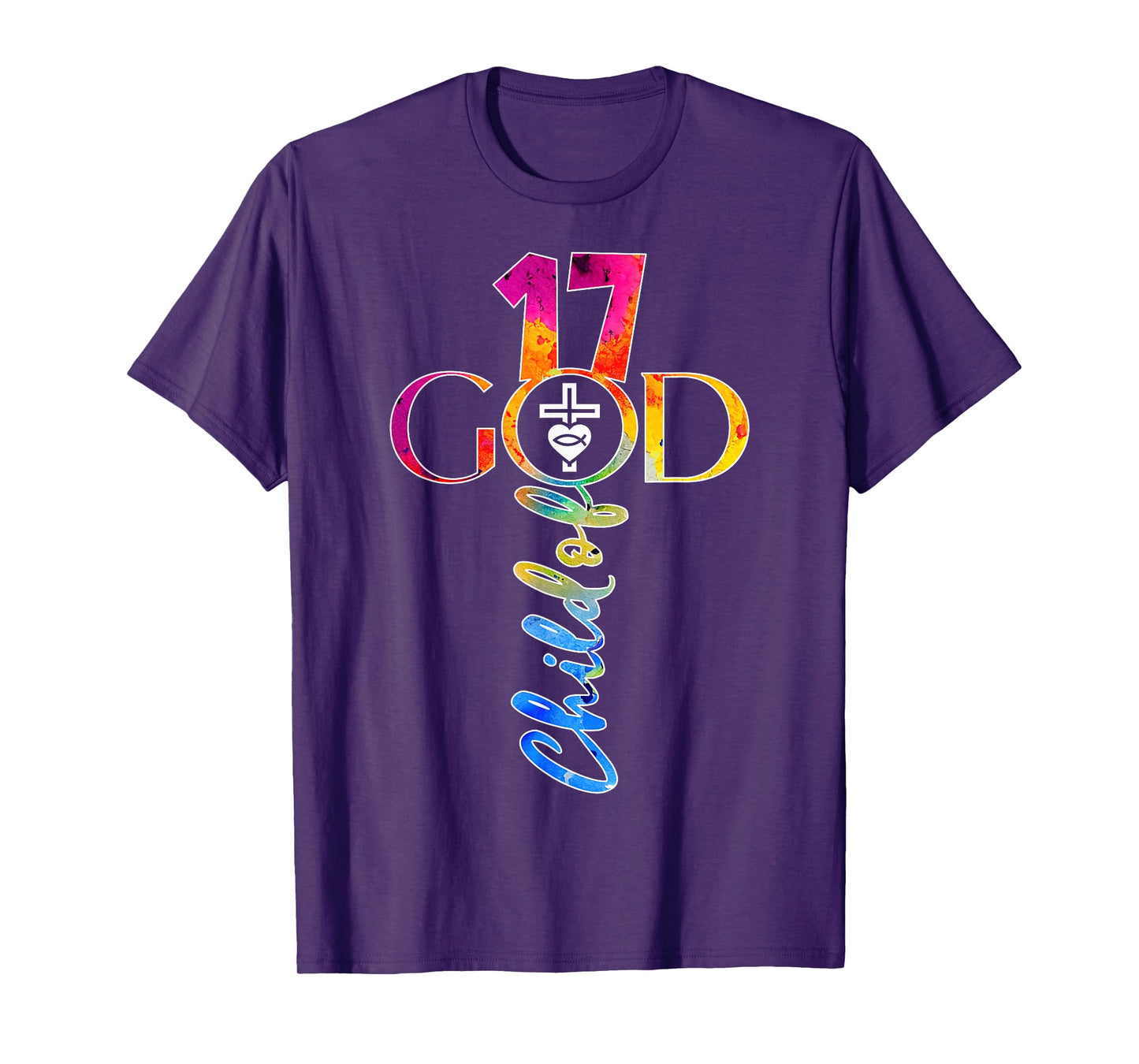 GOD 17 YEARS JESUS 17TH BIRTHDAY T-Shirt