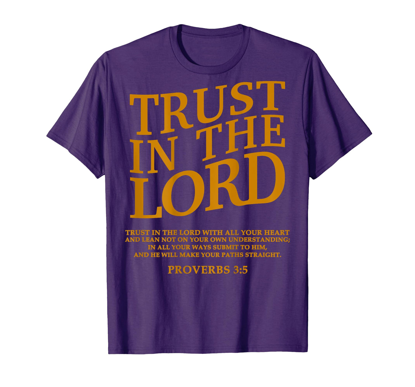 Trust In The Lord Christian Jesus Teen Girl Women Youth God T-Shirt