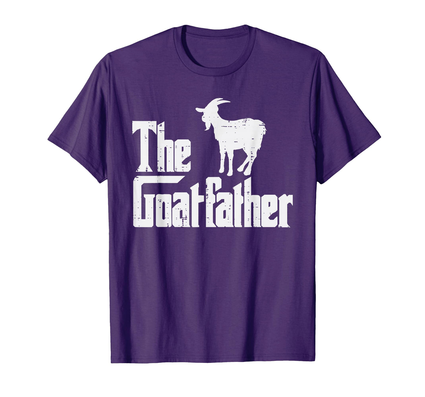 Goat Shirts Farm Animal Men Women Kids The Goat Father Funny Fathers Day Parody Farmer Dad Papa Men T-Shirt