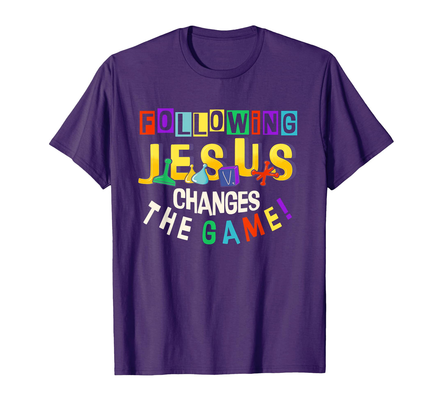 Following Jesus Changes The Game Vacation Bible School Crew T-Shirt