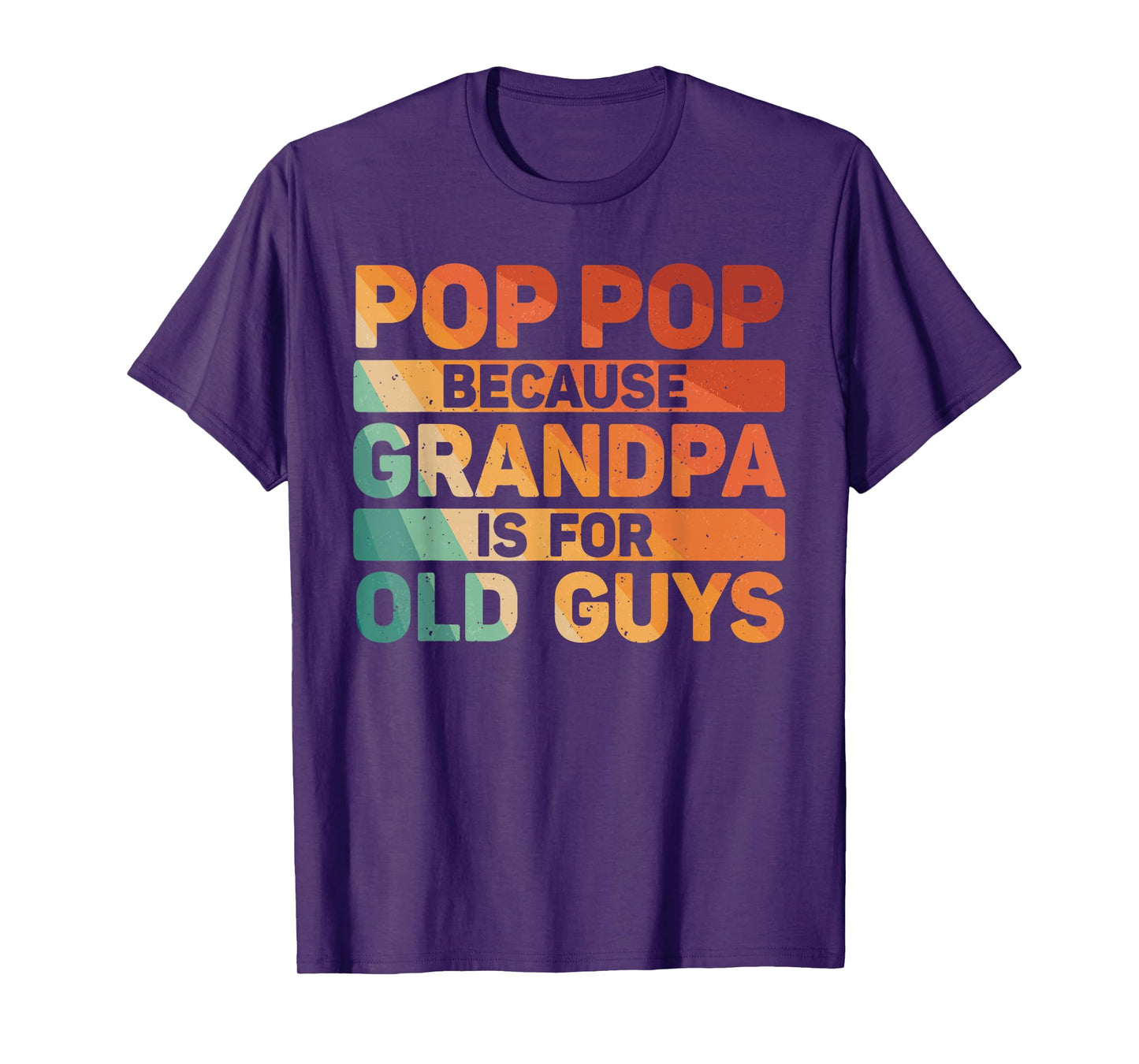 Pop Pop Art For Grandpa From Grandkids Father's Day Pop Pop T-Shirt