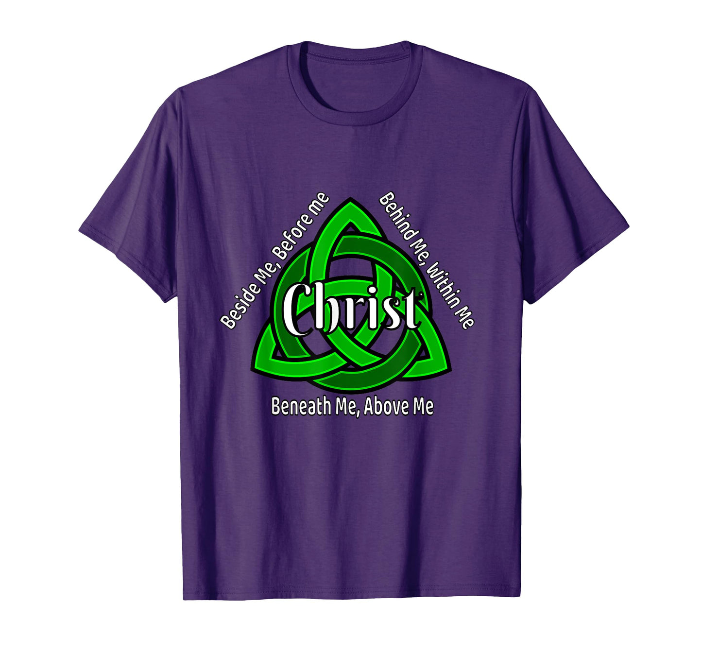 Celtic Trinity Knot Shirt St Patricks Prayer Christian Gifts T-Shirt