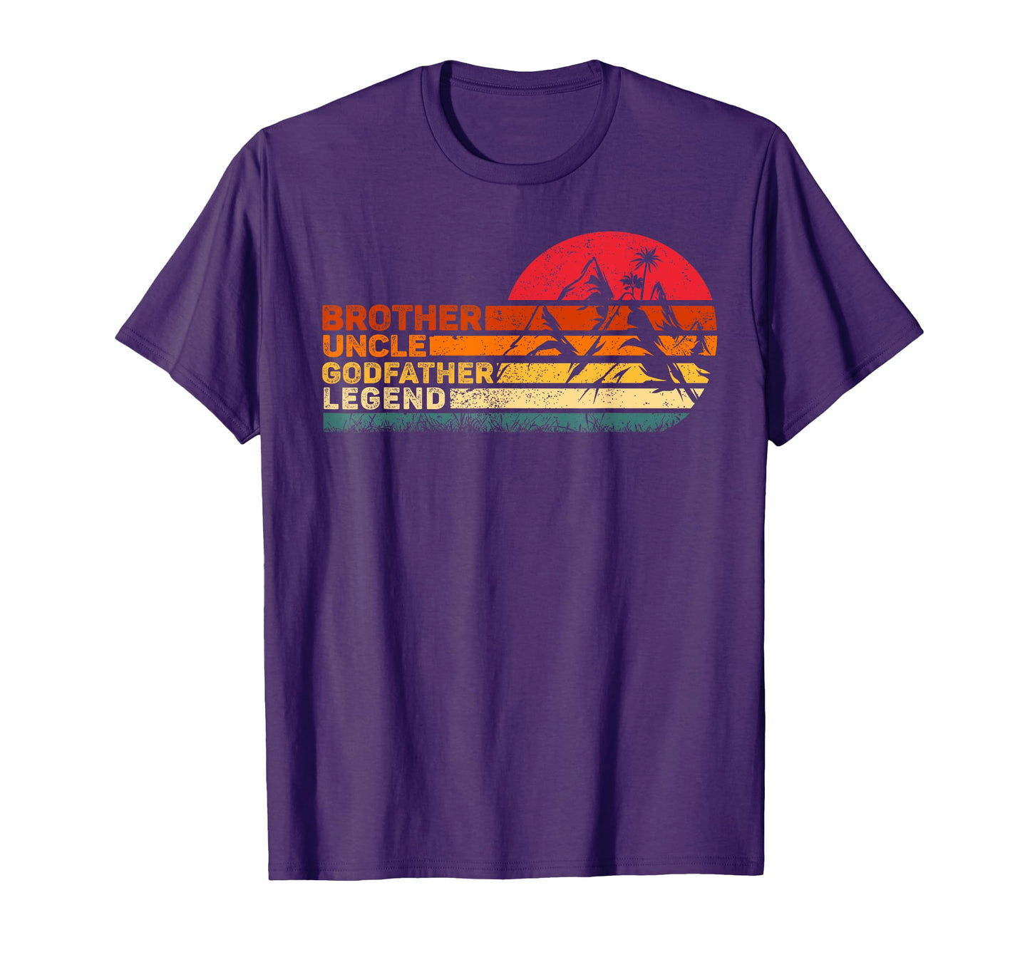 Vintage Brother Uncle Godfather Legend Funny Father's Day T-Shirt