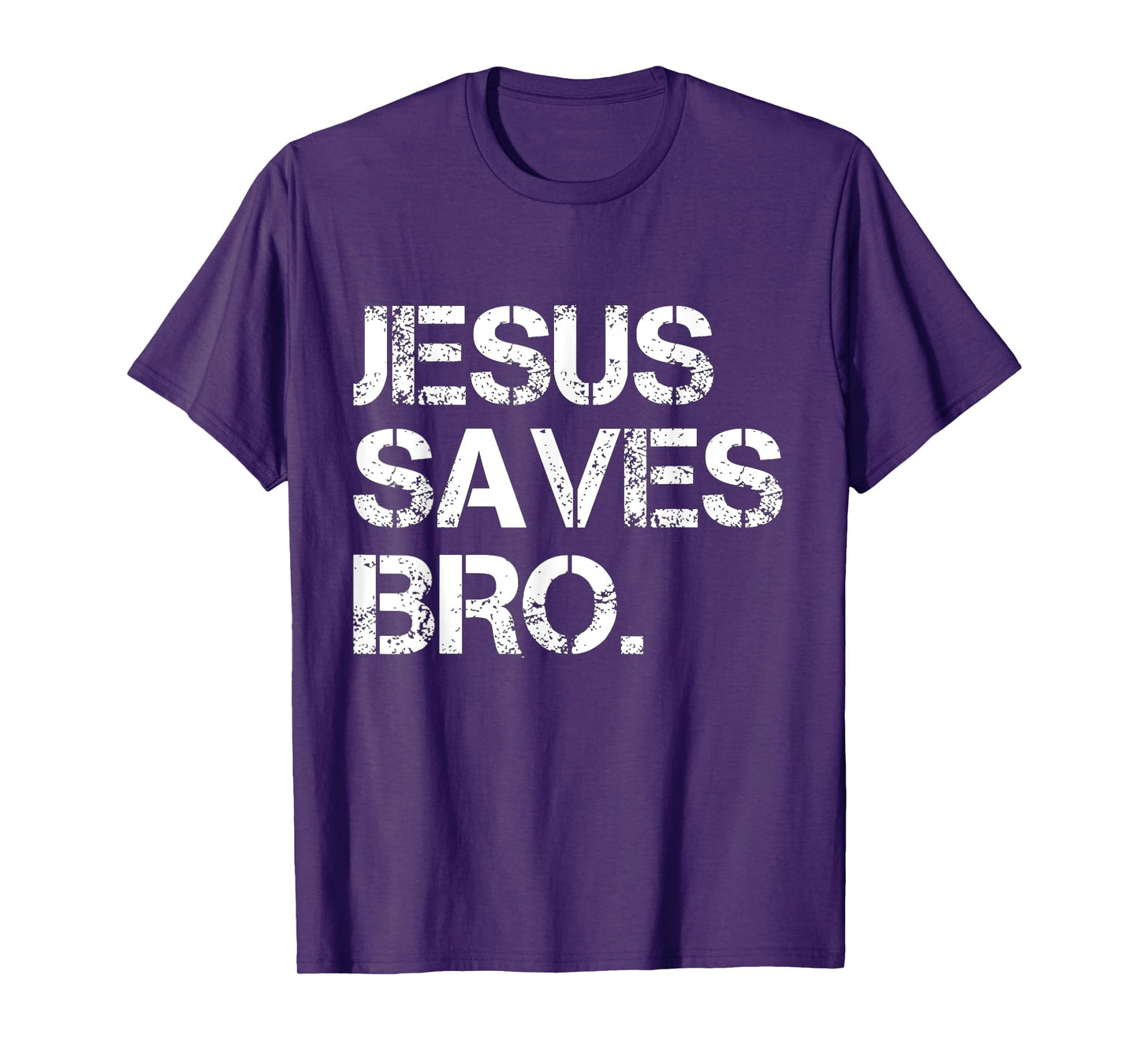 Jesus Saves Bro - Vintage Funny Christian Religion T-Shirt