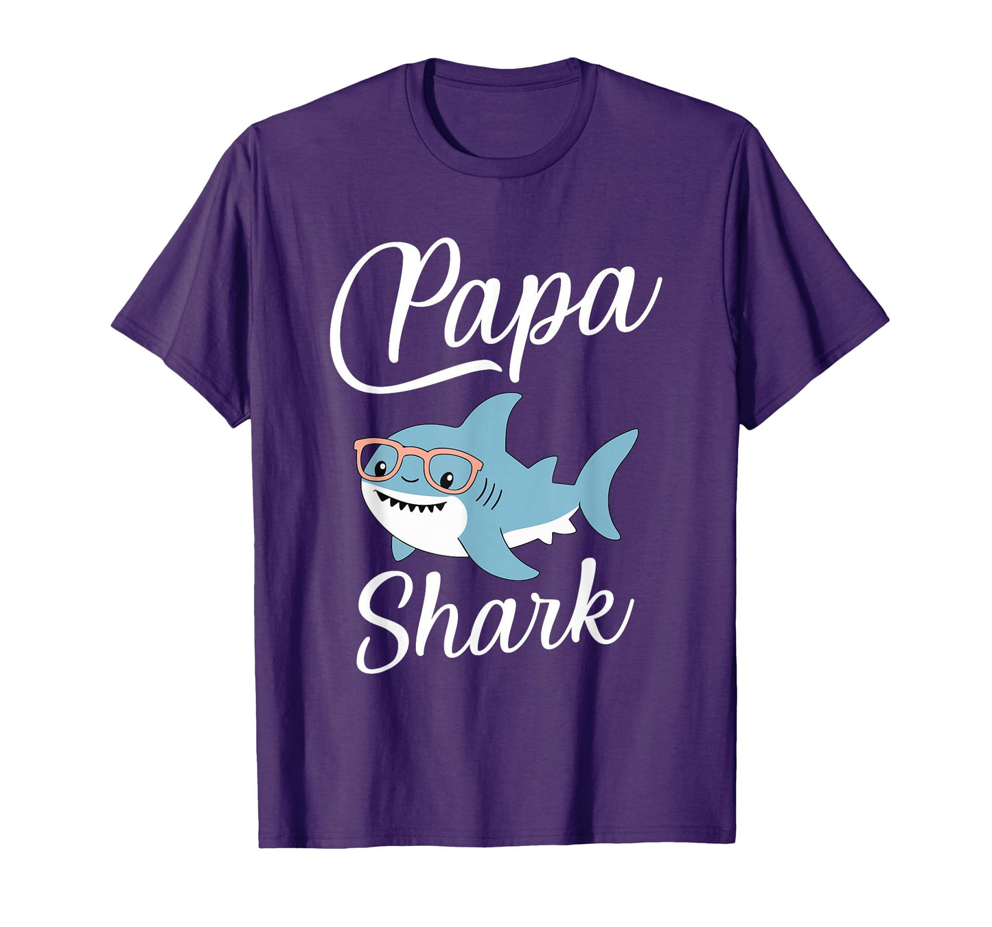 Papa Shark Funny Matching Family Grandpa T-Shirt