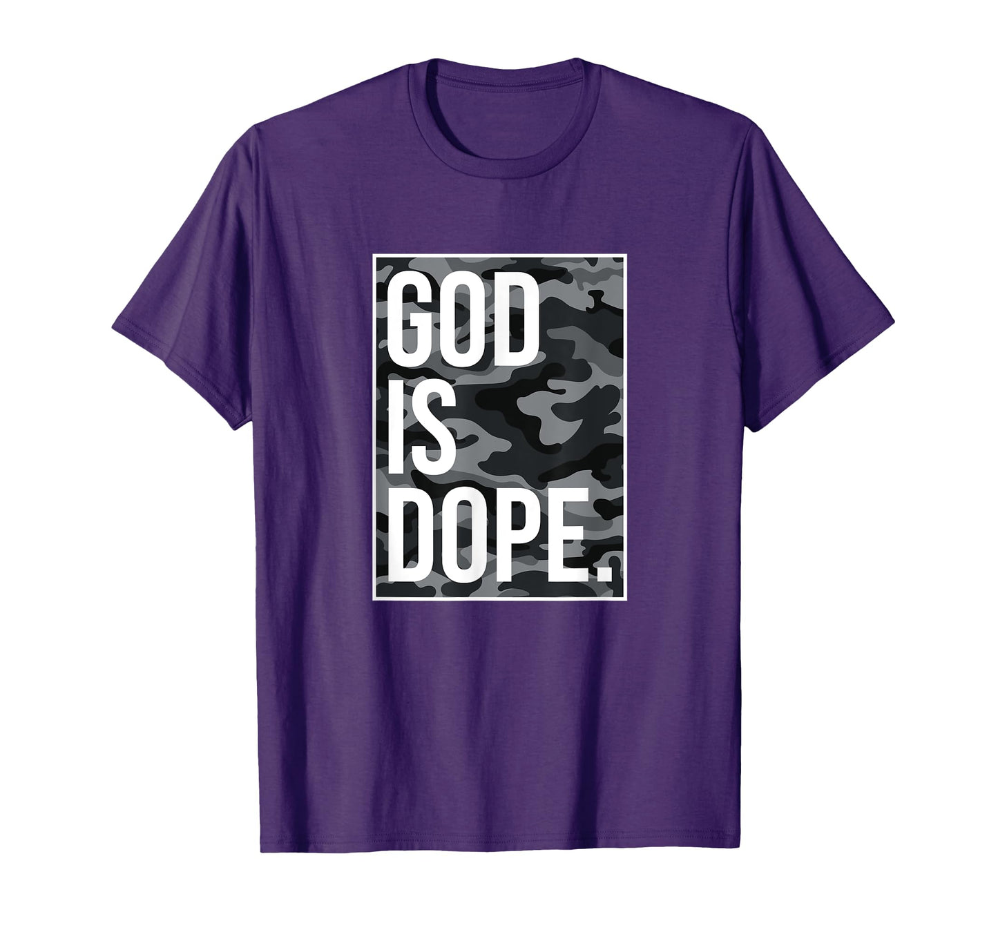 God Is Dope, Camouflage, Camo T-Shirt