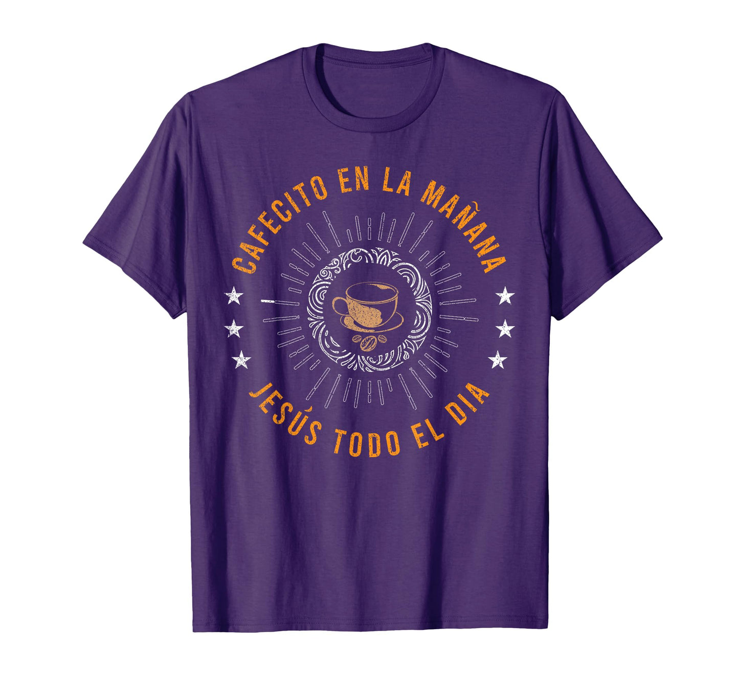 Cafecito Y Jesus Gift Reagalo Cristiano Christian Spanish T-Shirt