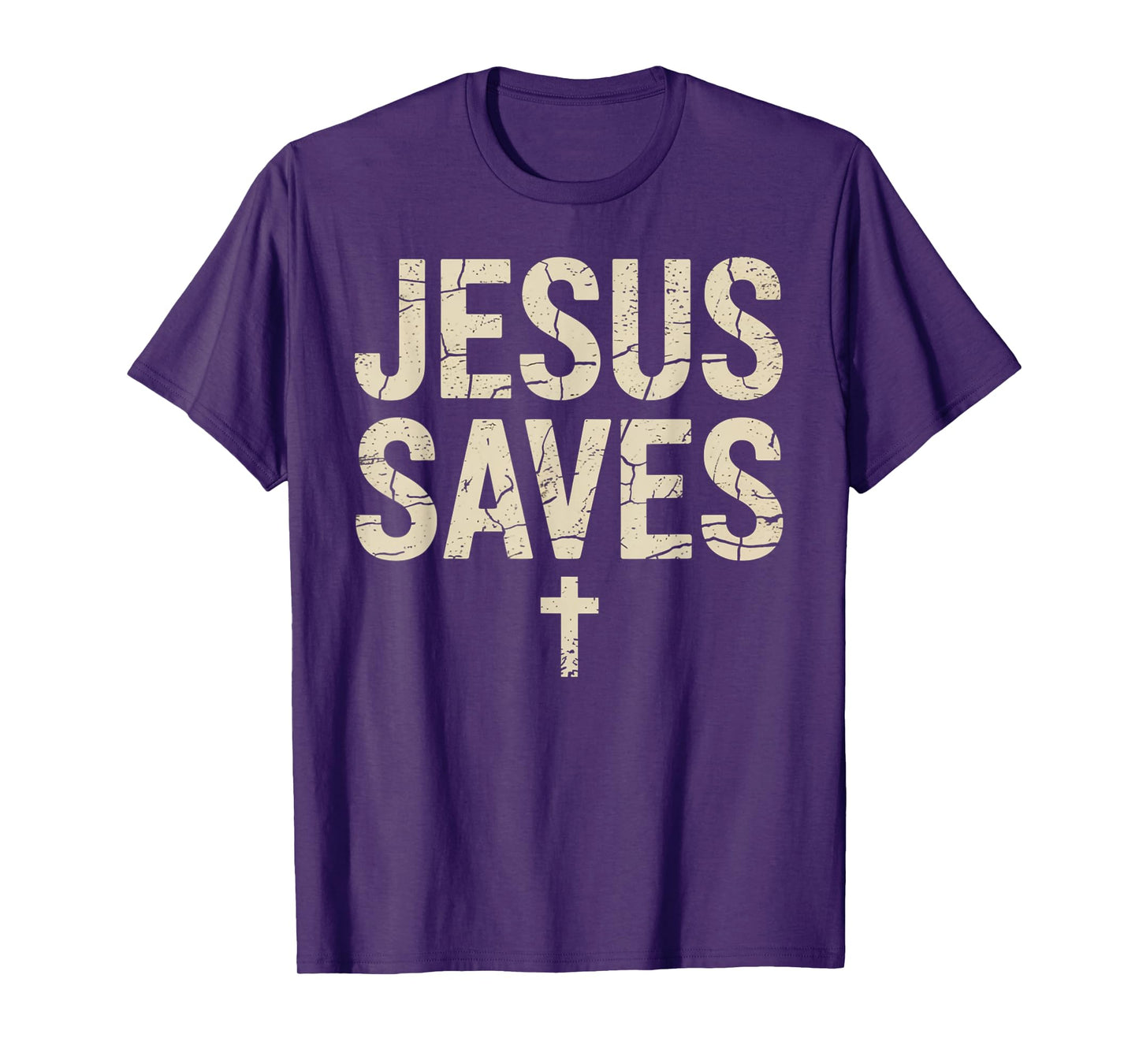 Jesus Saves Cross Christian Religious Faith Mens T-Shirt