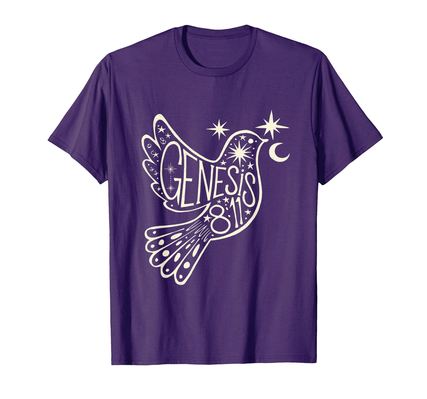 Genesis 8:11 Inspirational Christian Scripture Verse Design T-Shirt