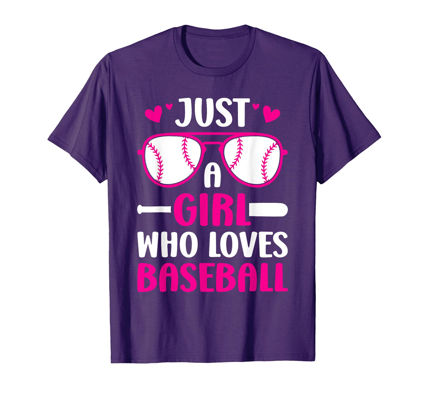 Just a Girl Who Loves Baseball T-Shirt