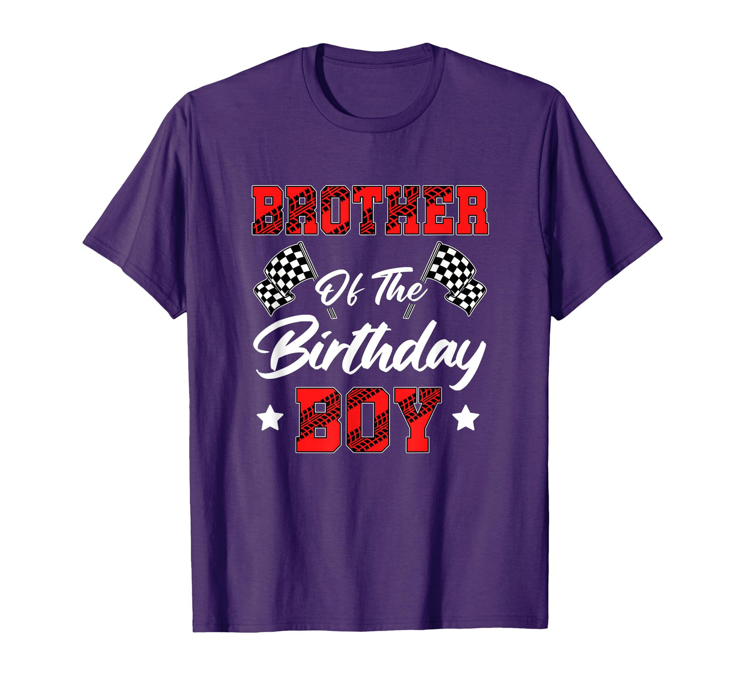 Race Car Brother Of The Birthday Boy Racing Family Pit Crew T-Shirt
