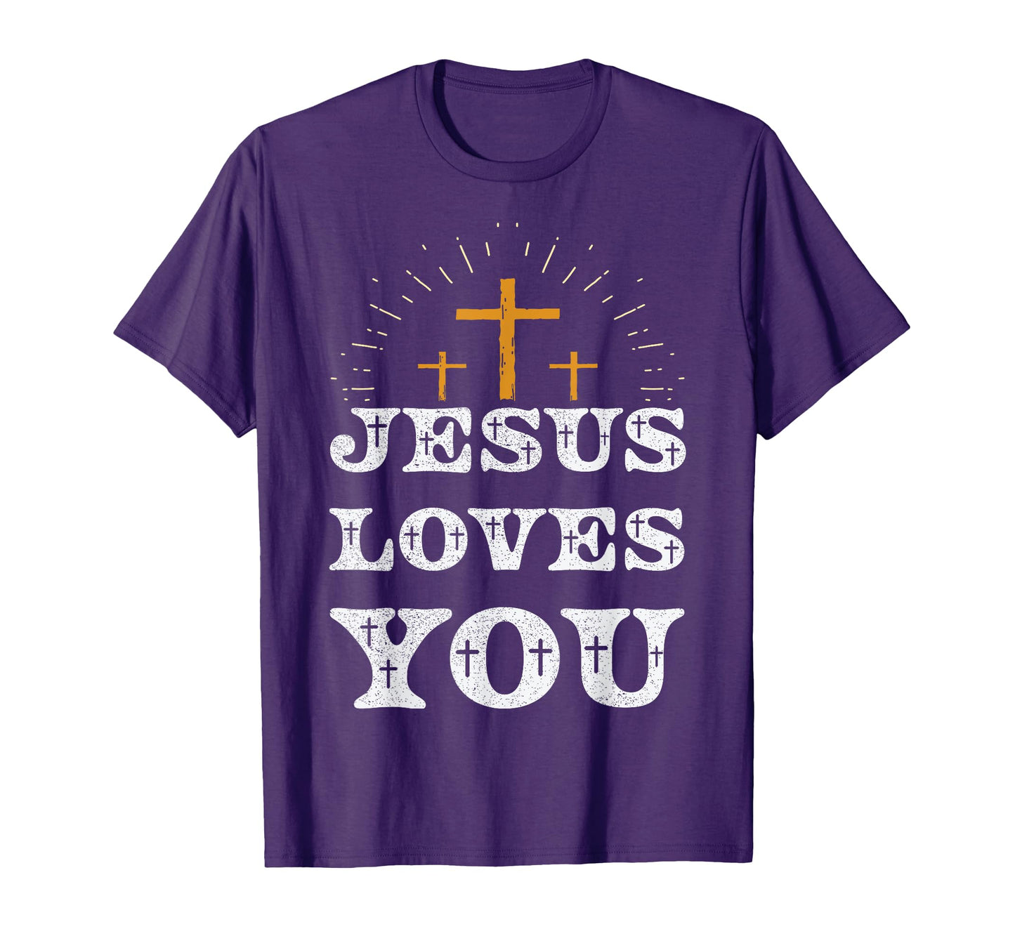 Jesus Loves You Christian Cross Faith T-Shirt