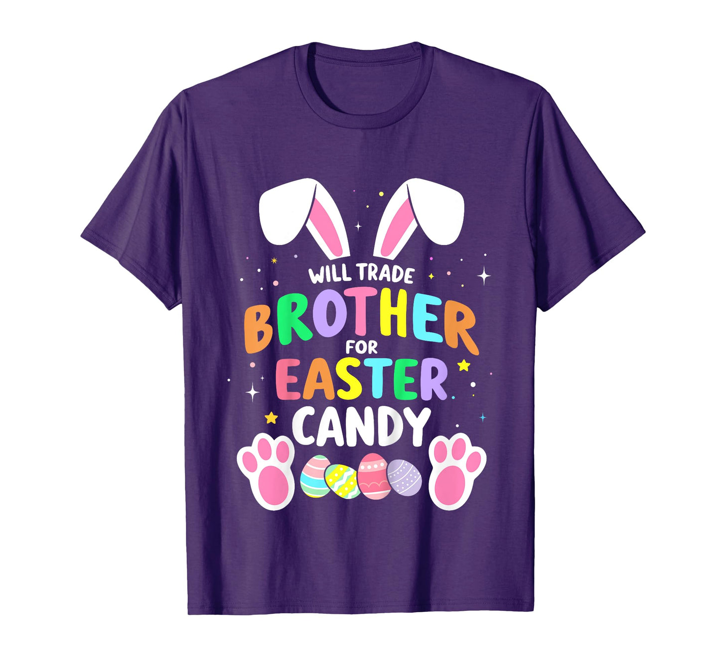 Kids Will trade brother for easter candy funny girls toddler T-Shirt