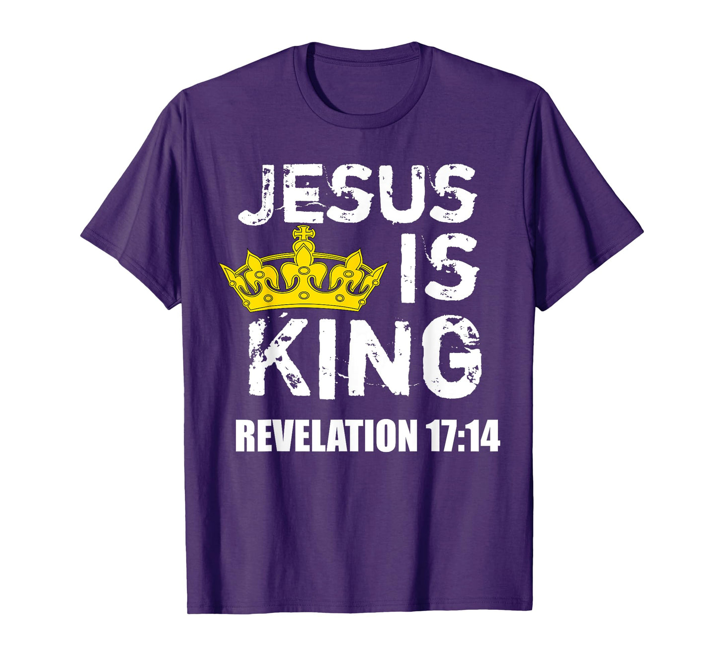 Jesus is King (Crown) - Faith, God, Christian Jesus4m3 T-Shirt
