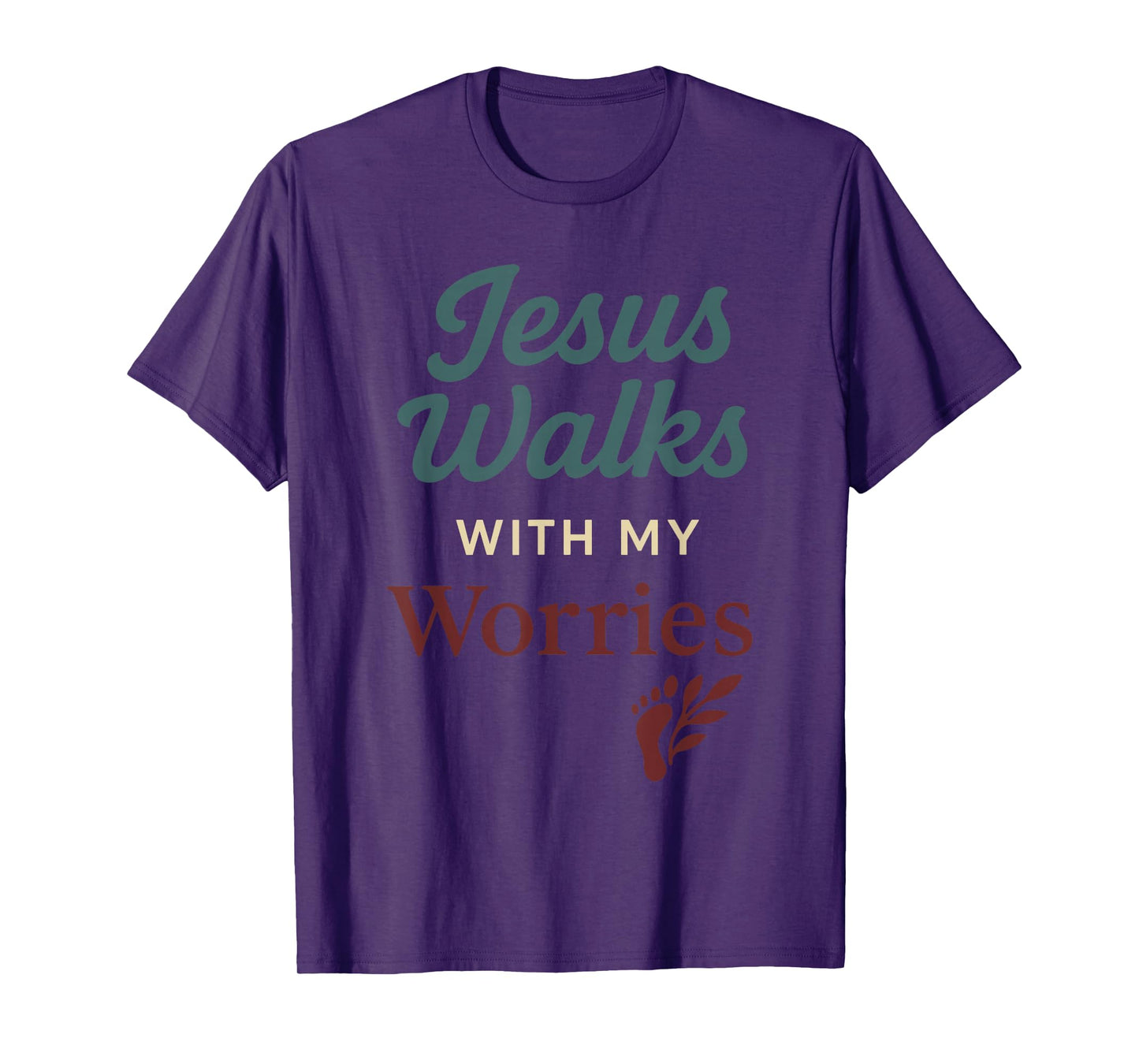 Christian Wife Anxiety Faith Mental Health Grace Jesus T-Shirt
